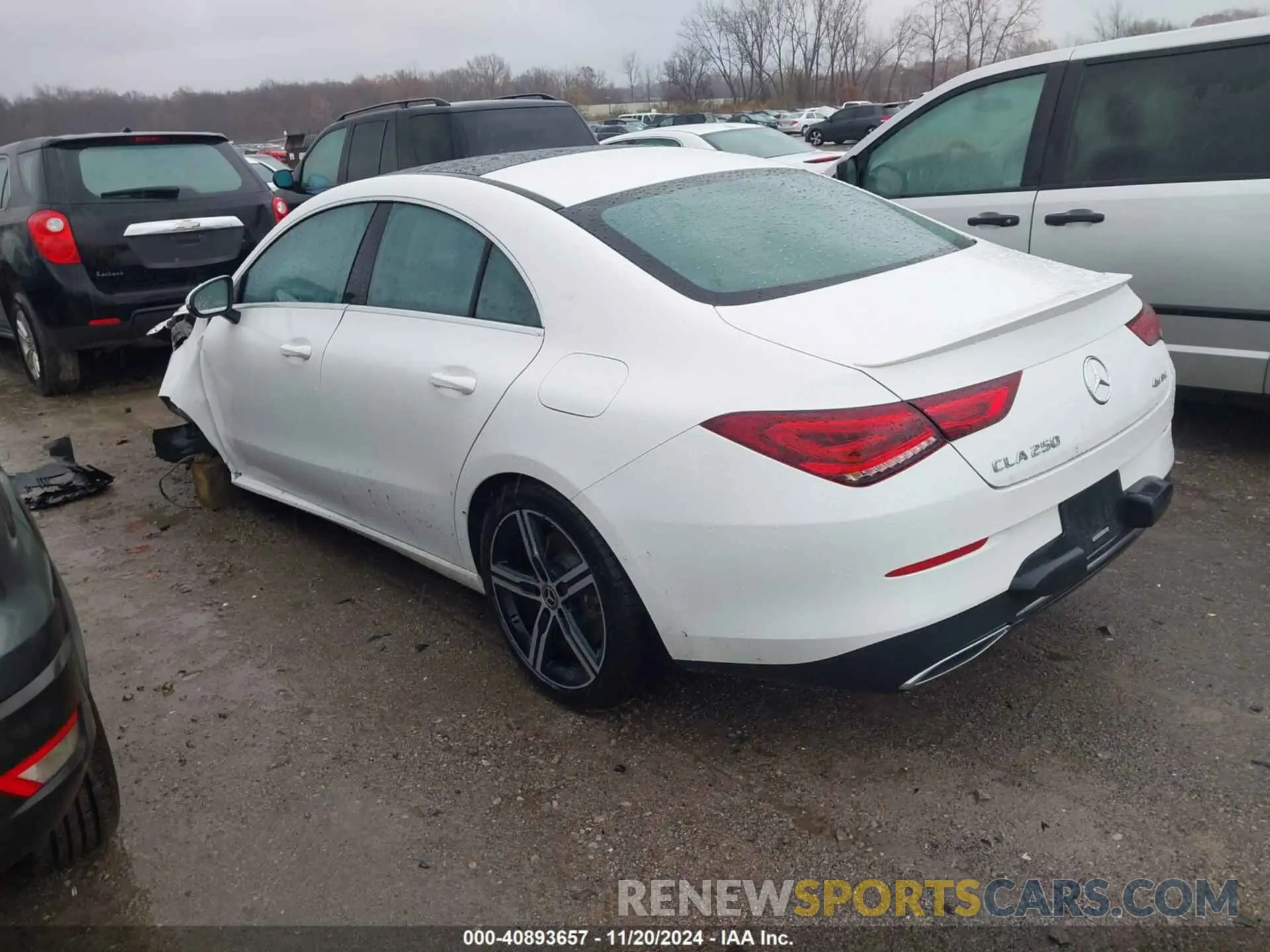 3 Фотография поврежденного автомобиля W1K5J4HB9LN106993 MERCEDES-BENZ CLA 250 2020