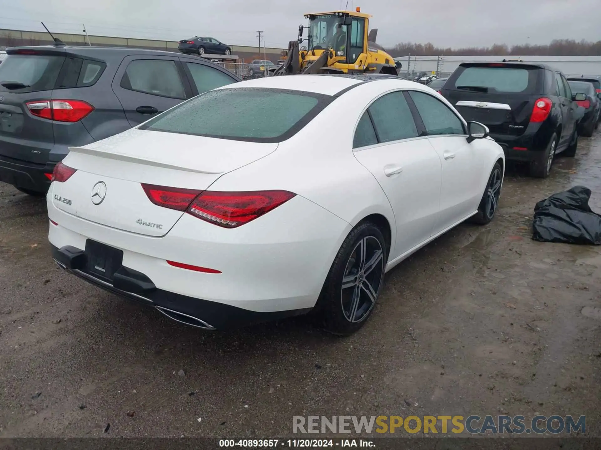 4 Фотография поврежденного автомобиля W1K5J4HB9LN106993 MERCEDES-BENZ CLA 250 2020