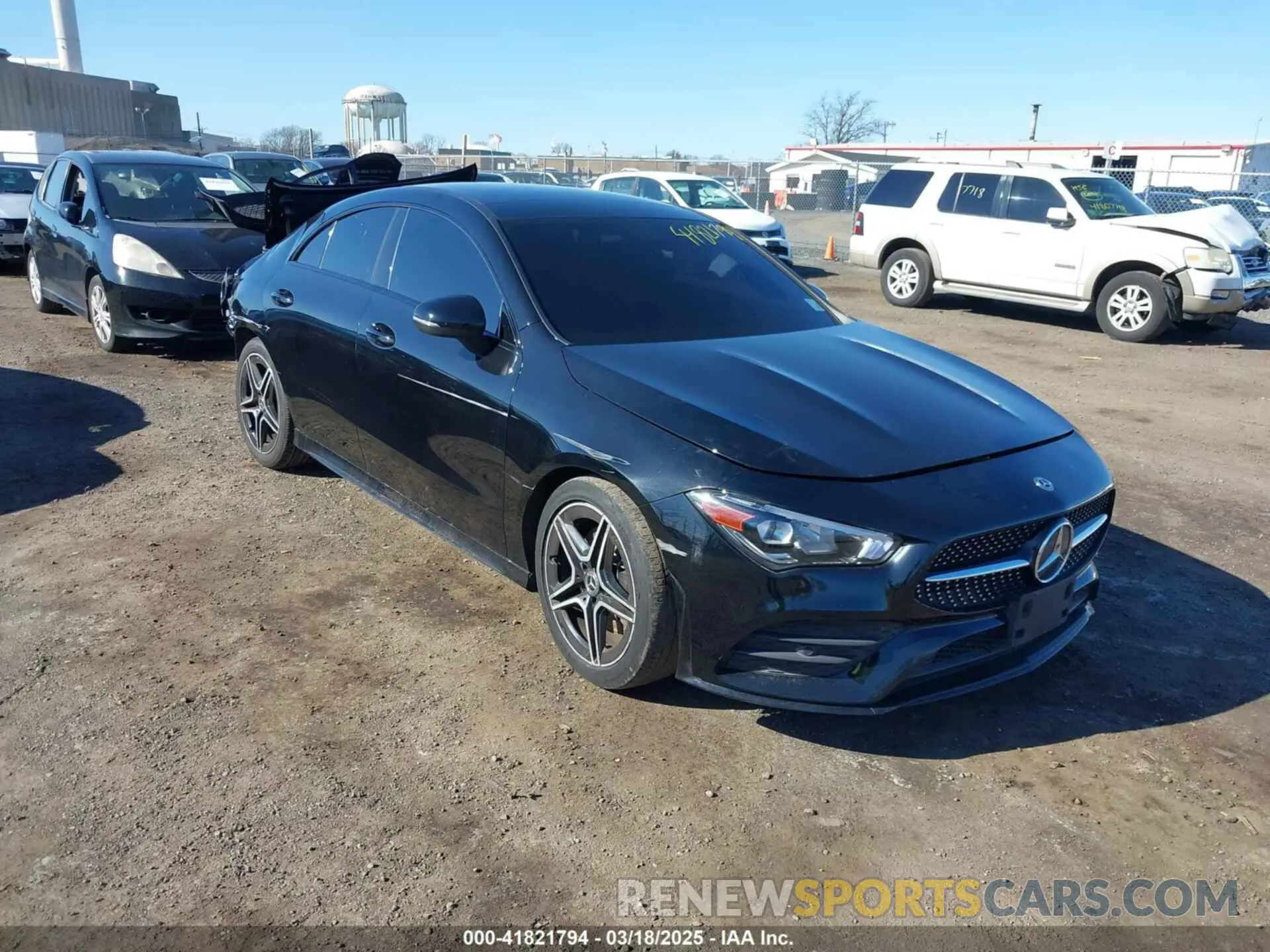 1 Photograph of a damaged car W1K5J4HBXLN127562 MERCEDES-BENZ CLA 250 2020