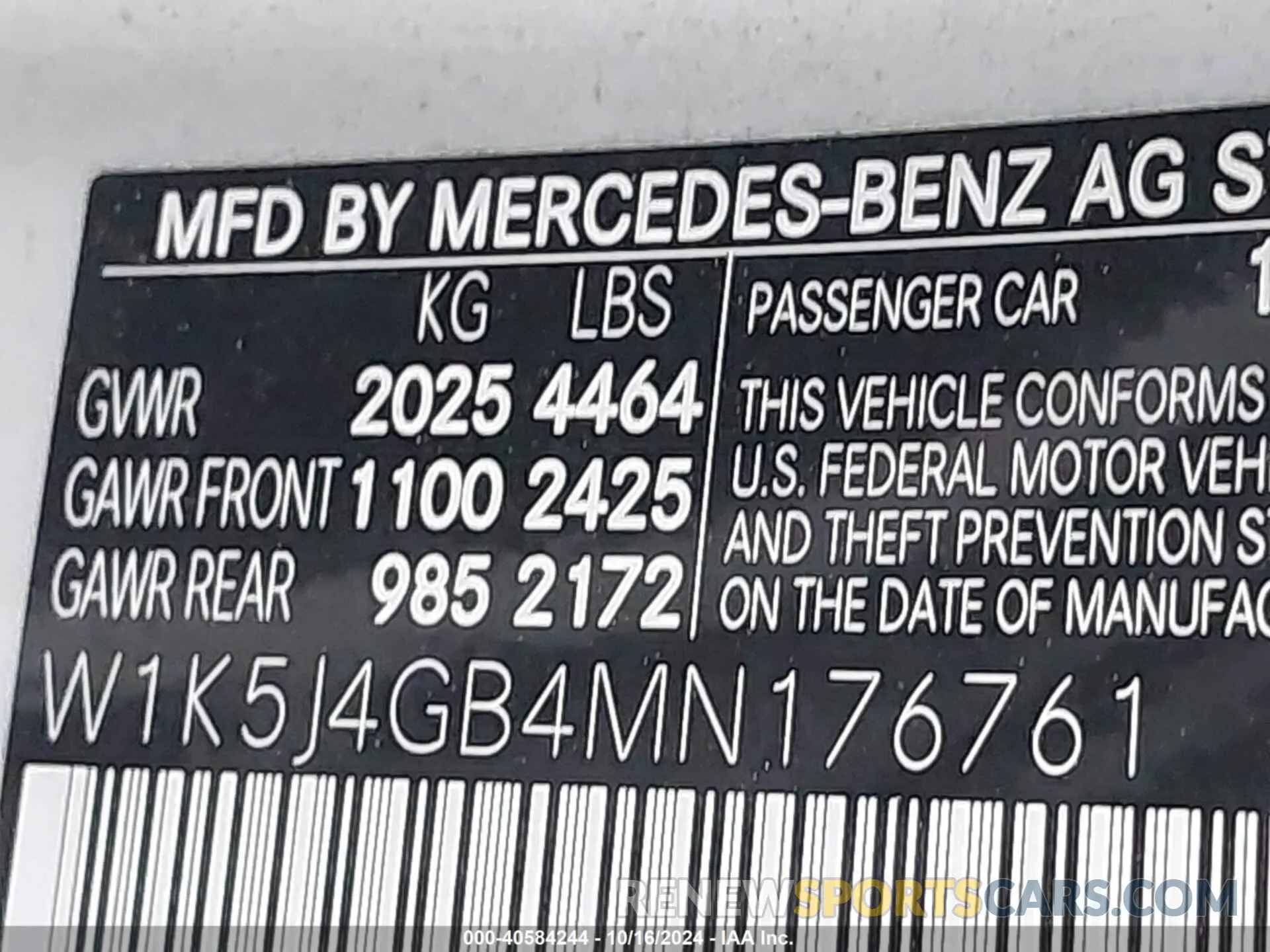 9 Photograph of a damaged car W1K5J4GB4MN176761 MERCEDES-BENZ CLA 250 2021