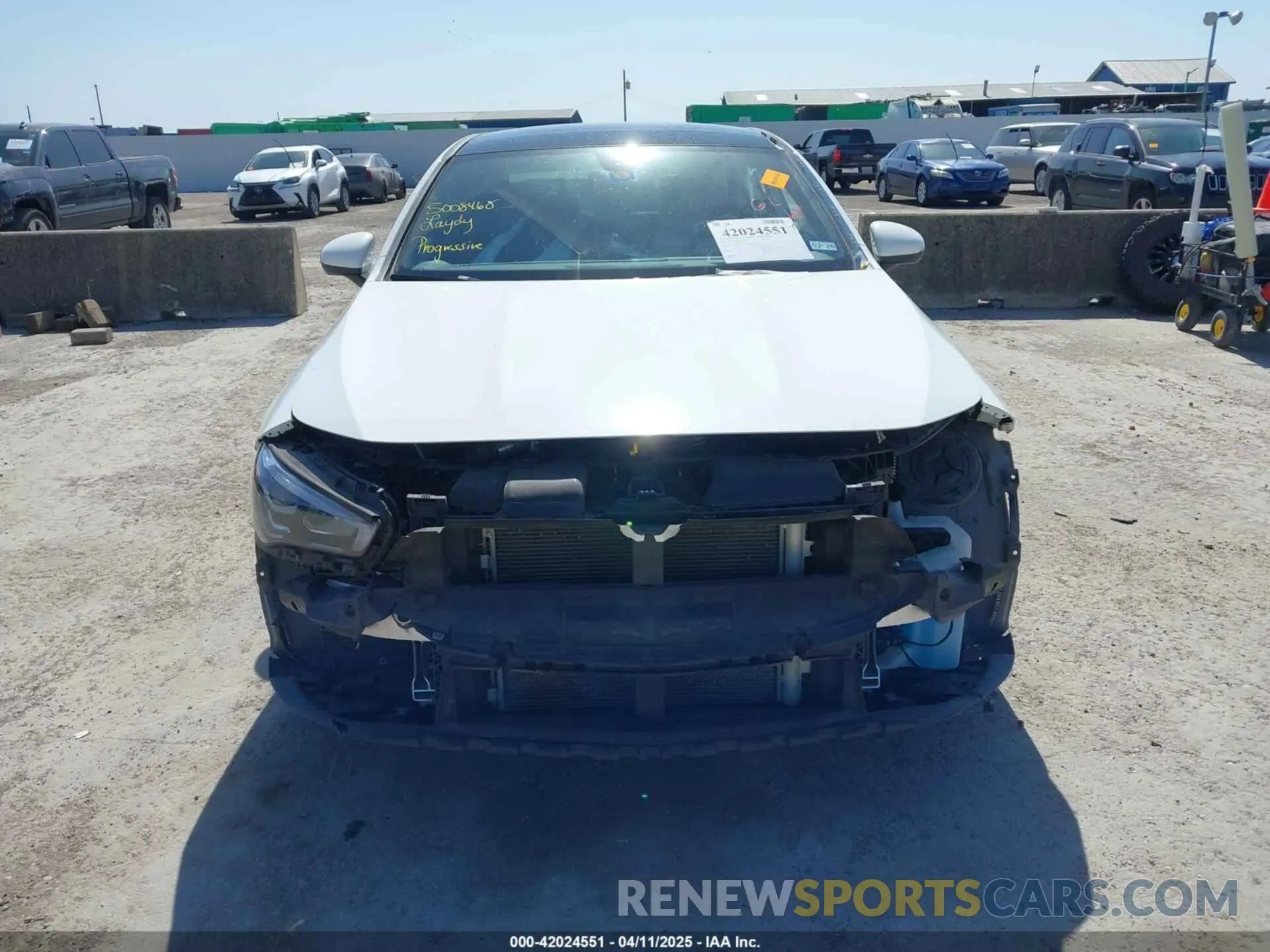 13 Photograph of a damaged car W1K5J4GB5MN186165 MERCEDES-BENZ CLA 250 2021