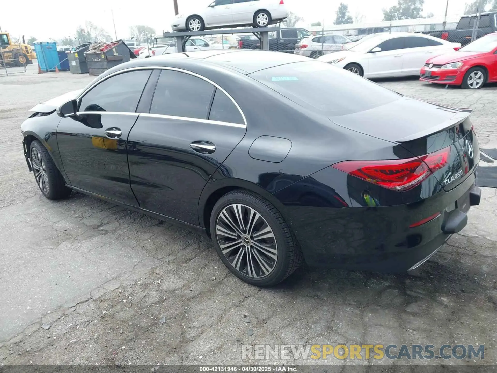 3 Photograph of a damaged car W1K5J4GB8MN162782 MERCEDES-BENZ CLA 250 2021