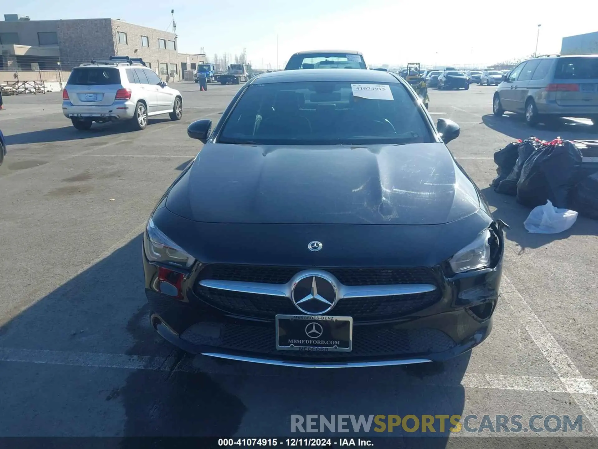 12 Photograph of a damaged car W1K5J4GB8MN163883 MERCEDES-BENZ CLA 250 2021