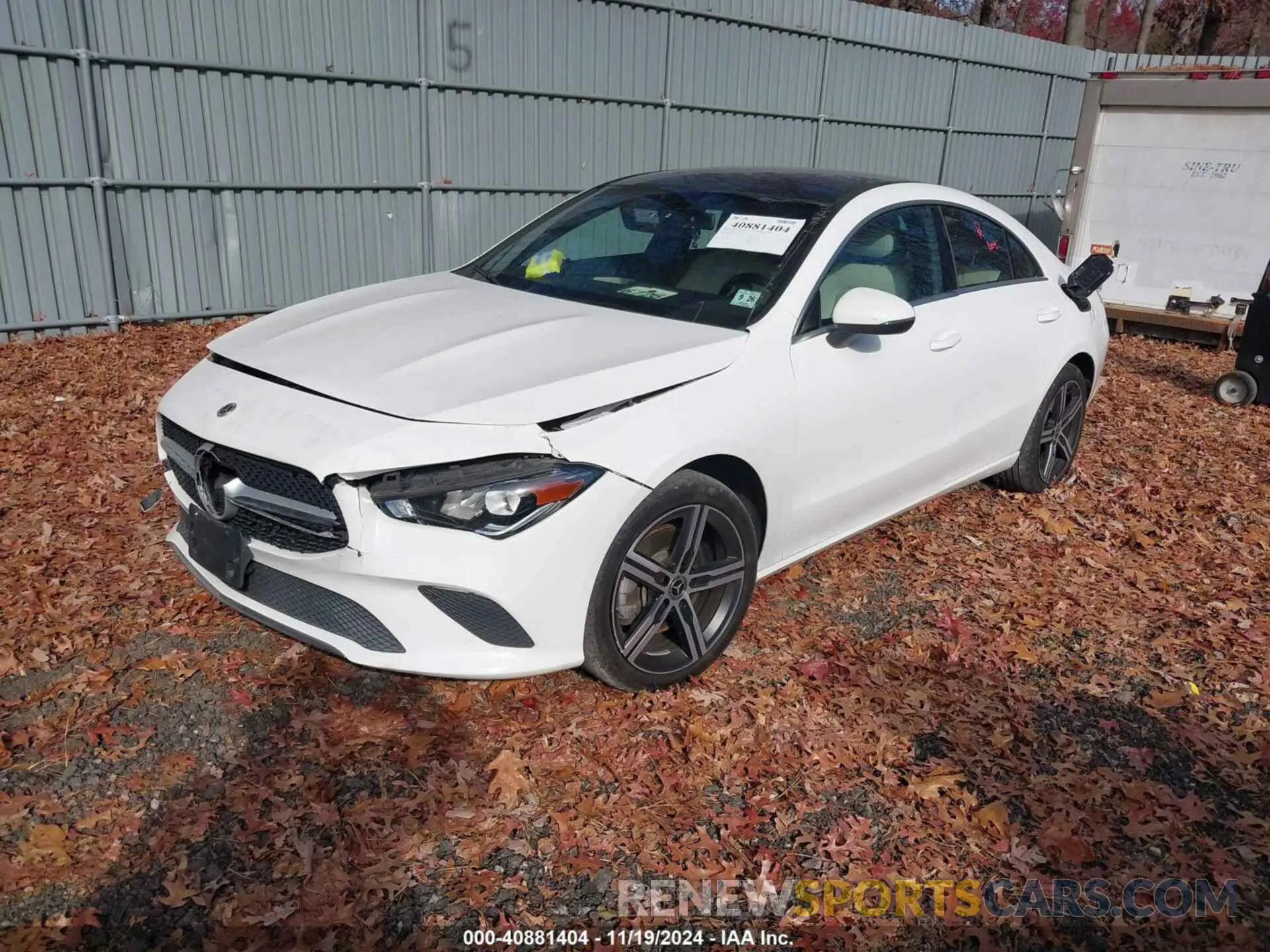 2 Photograph of a damaged car W1K5J4HB4MN237279 MERCEDES-BENZ CLA 250 2021