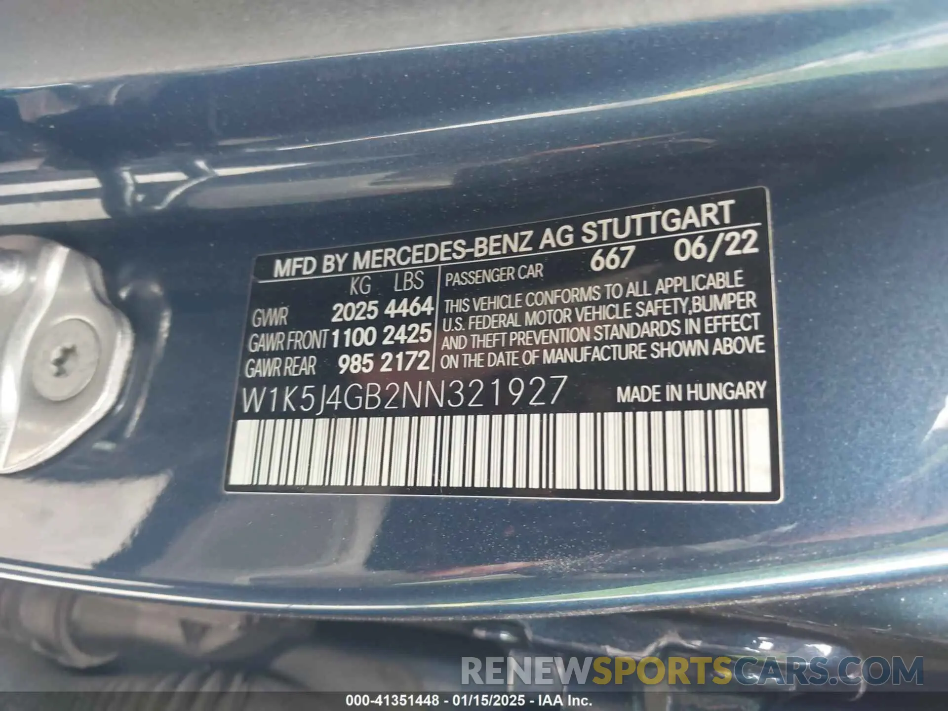 9 Photograph of a damaged car W1K5J4GB2NN321927 MERCEDES-BENZ CLA 250 COUPE 2022