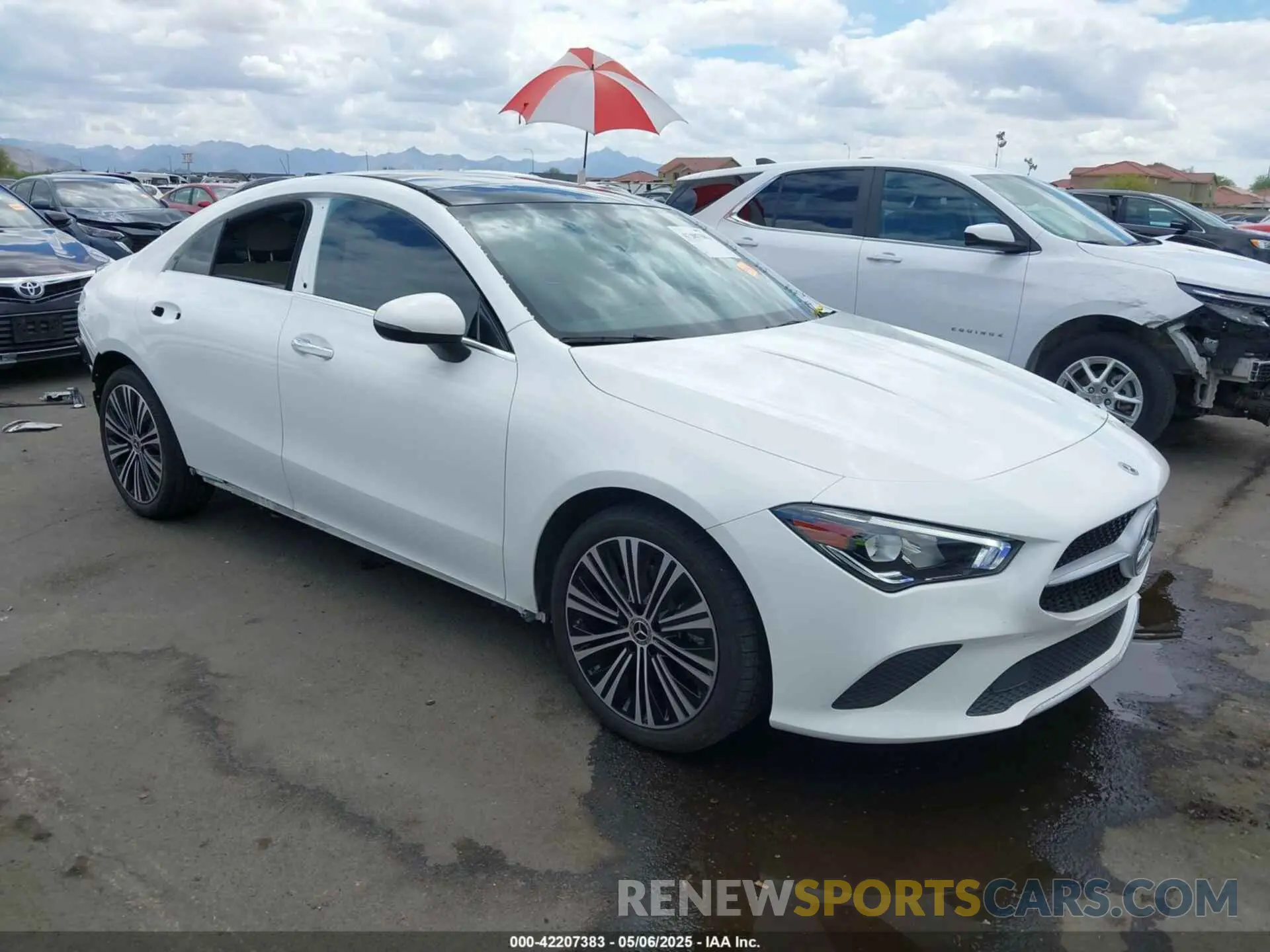 1 Photograph of a damaged car W1K5J4GB4NN321833 MERCEDES-BENZ CLA 250 COUPE 2022