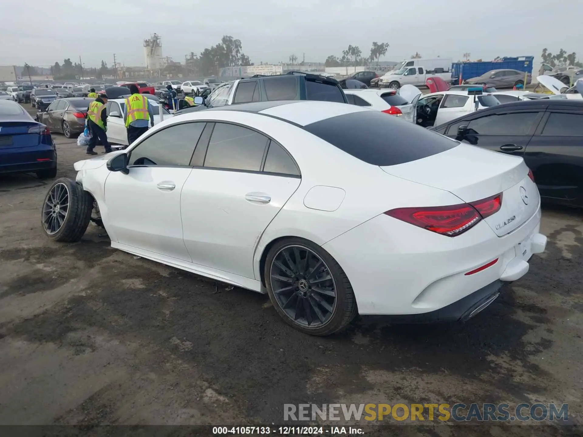3 Фотография поврежденного автомобиля W1K5J4GB9NN285217 MERCEDES-BENZ CLA 250 COUPE 2022