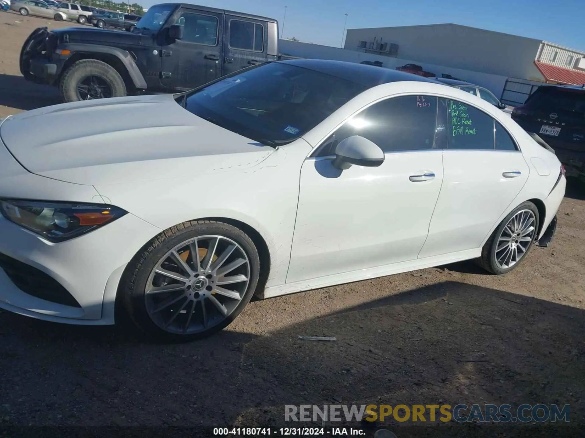 14 Photograph of a damaged car W1K5J4GBXNN318841 MERCEDES-BENZ CLA 250 COUPE 2022
