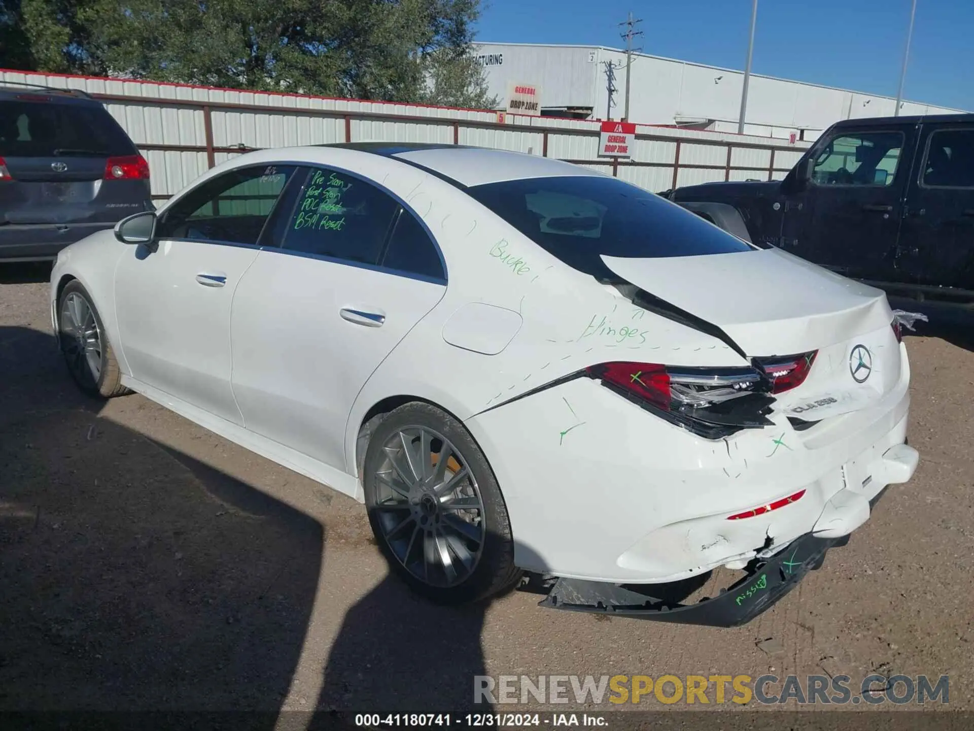 3 Photograph of a damaged car W1K5J4GBXNN318841 MERCEDES-BENZ CLA 250 COUPE 2022