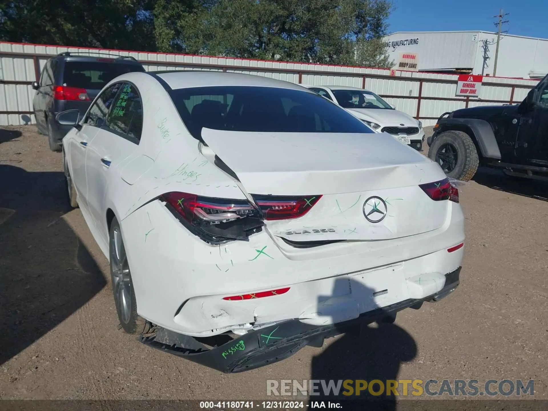 6 Photograph of a damaged car W1K5J4GBXNN318841 MERCEDES-BENZ CLA 250 COUPE 2022