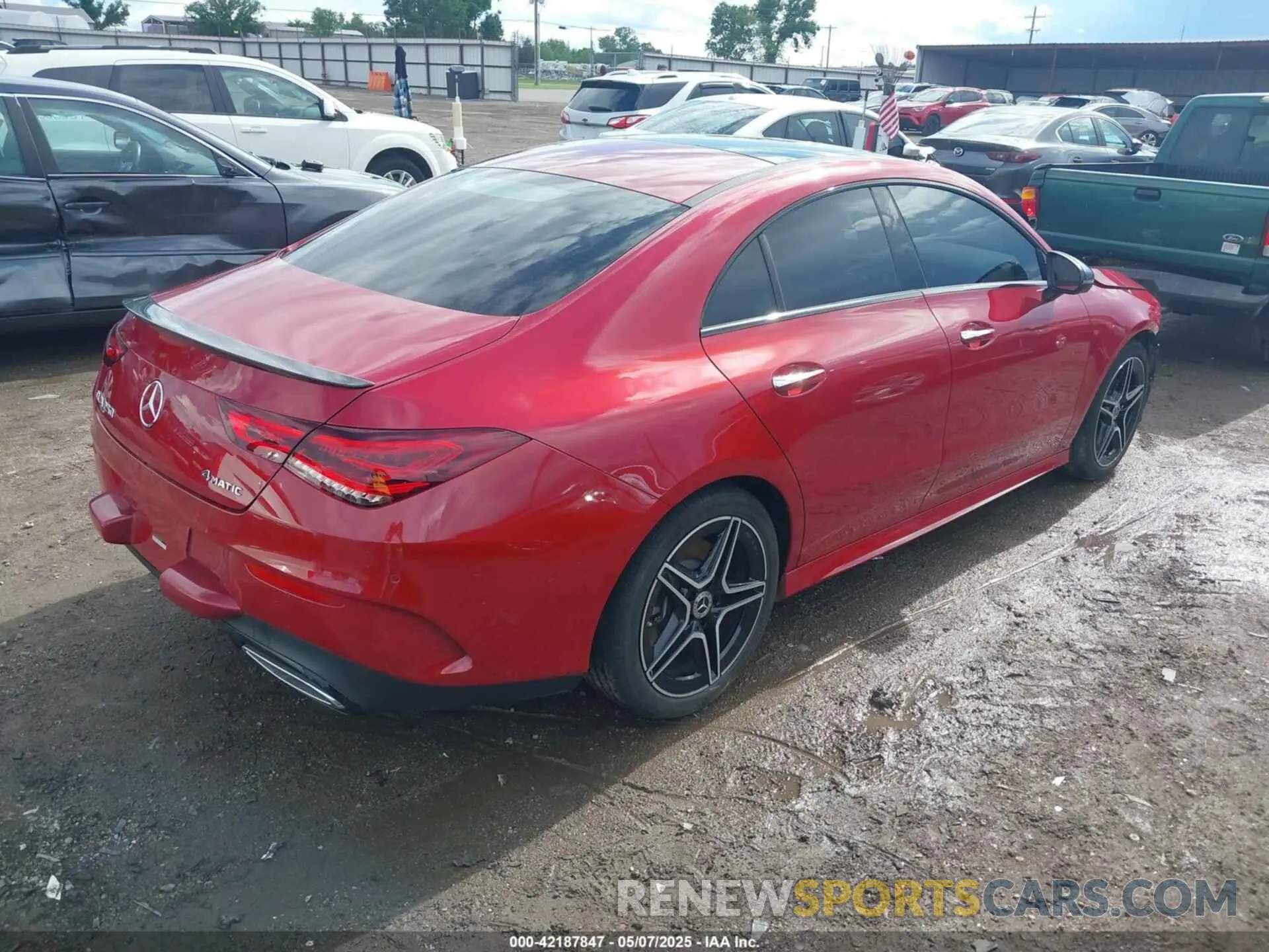 4 Photograph of a damaged car W1K5J4HB2NN286966 MERCEDES-BENZ CLA 250 COUPE 2022