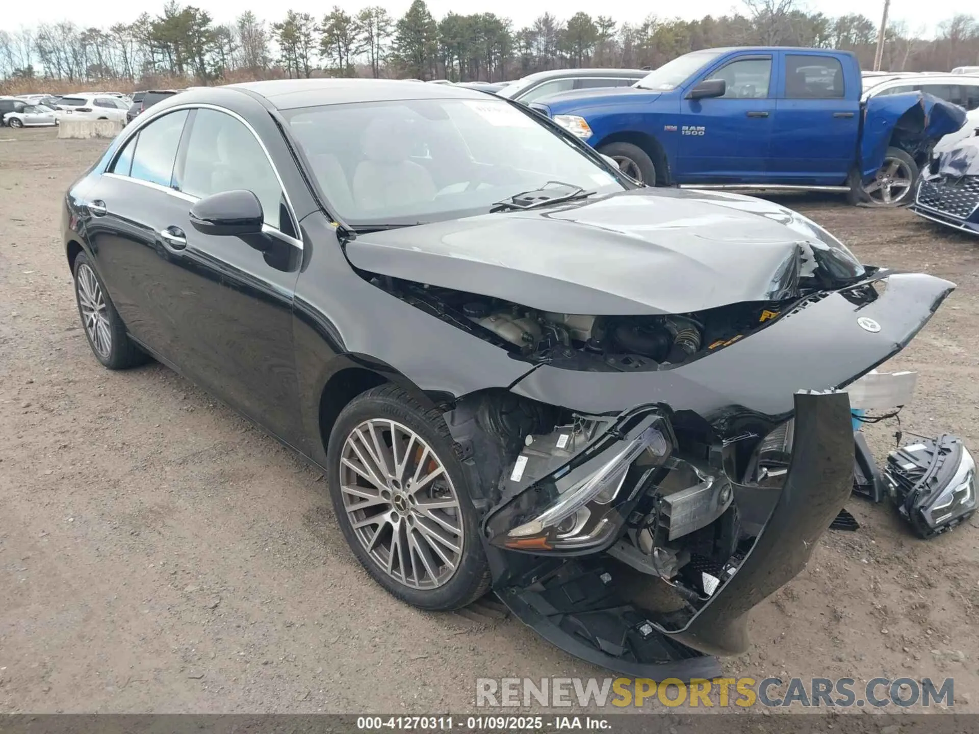 1 Photograph of a damaged car W1K5J4HB3NN250770 MERCEDES-BENZ CLA 250 COUPE 2022