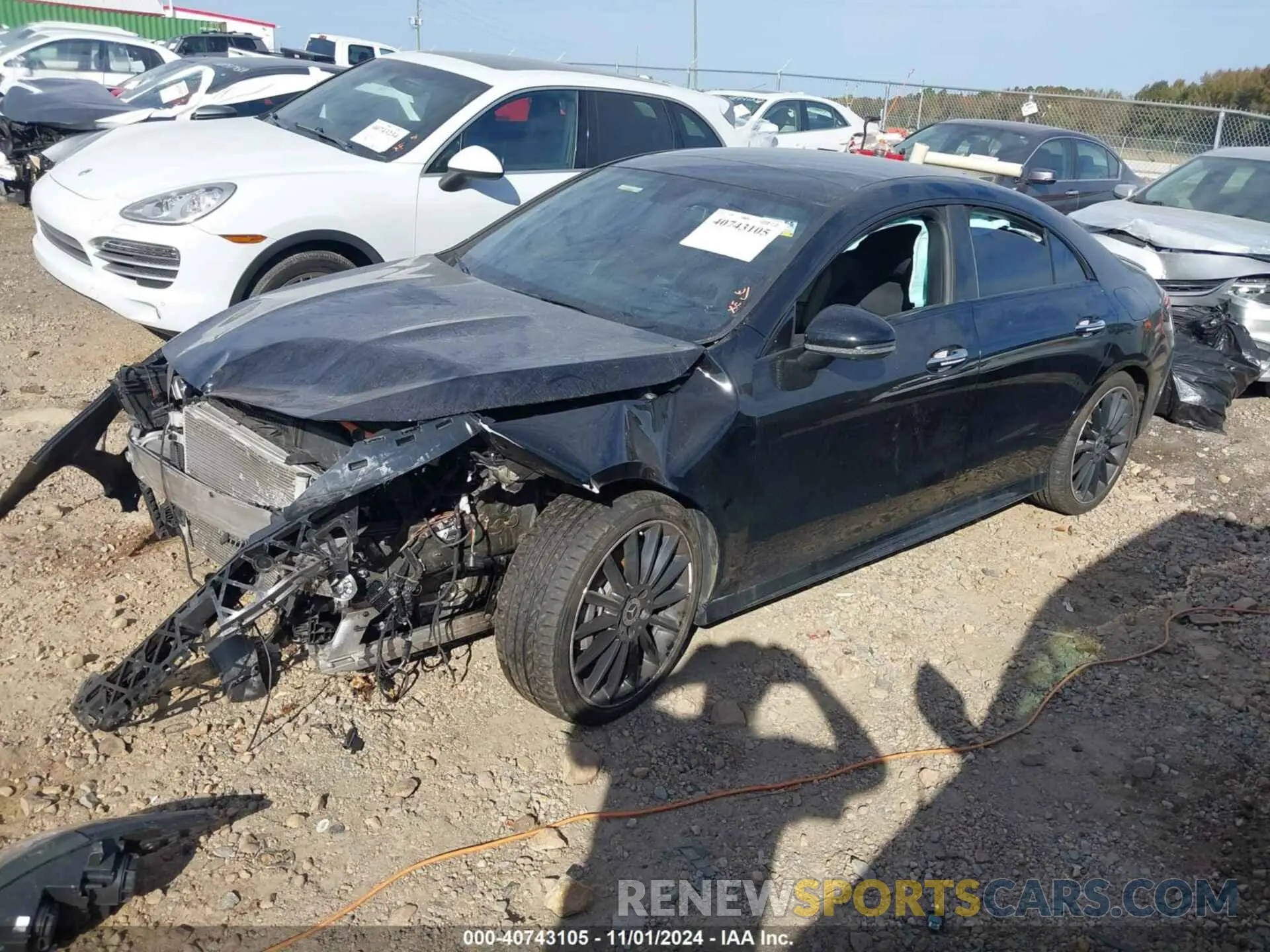 2 Photograph of a damaged car W1K5J4GB7PN394262 MERCEDES-BENZ CLA 250 COUPE 2023