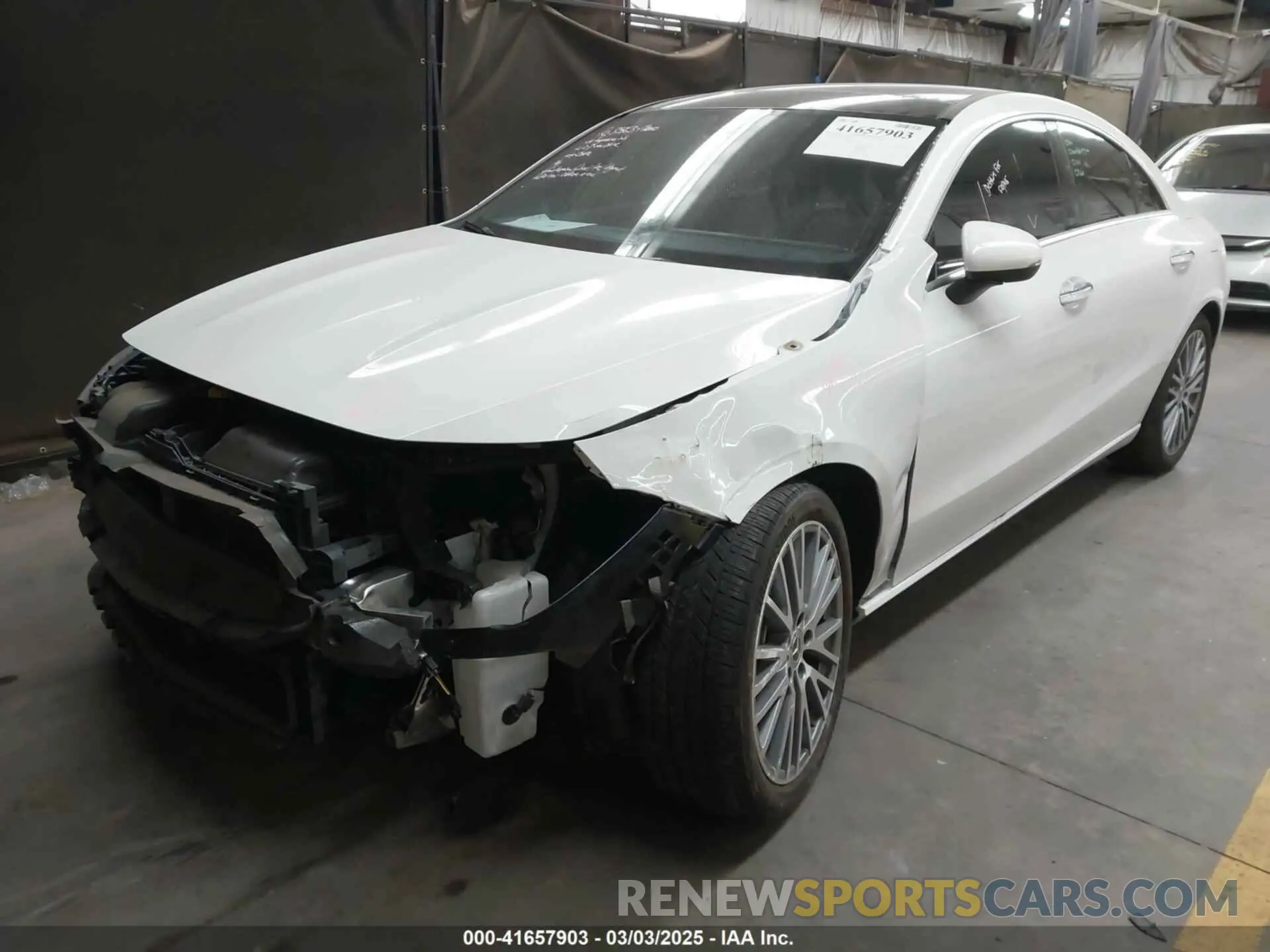 2 Photograph of a damaged car W1K5J4GB7PN412887 MERCEDES-BENZ CLA 250 COUPE 2023