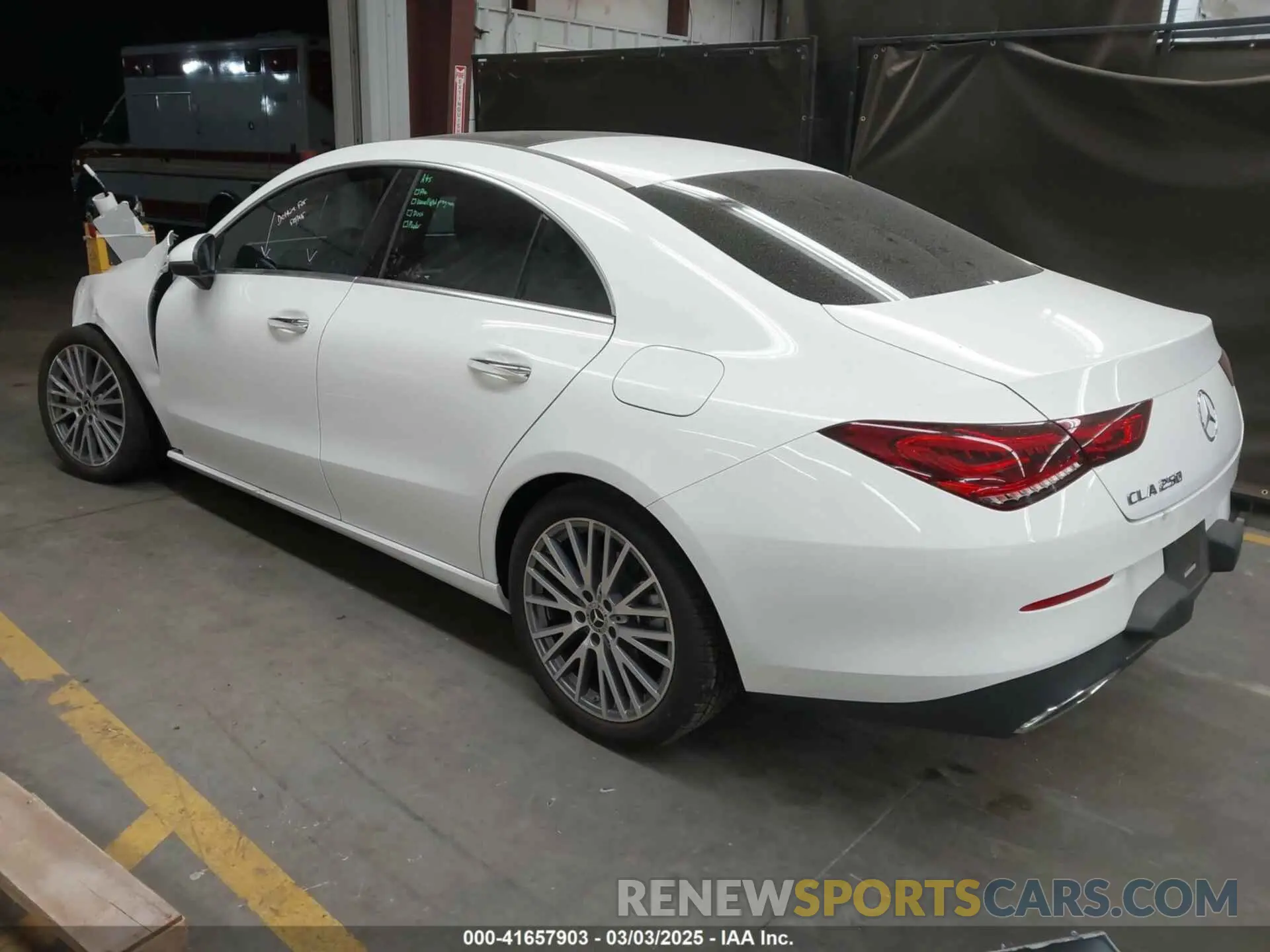 3 Photograph of a damaged car W1K5J4GB7PN412887 MERCEDES-BENZ CLA 250 COUPE 2023