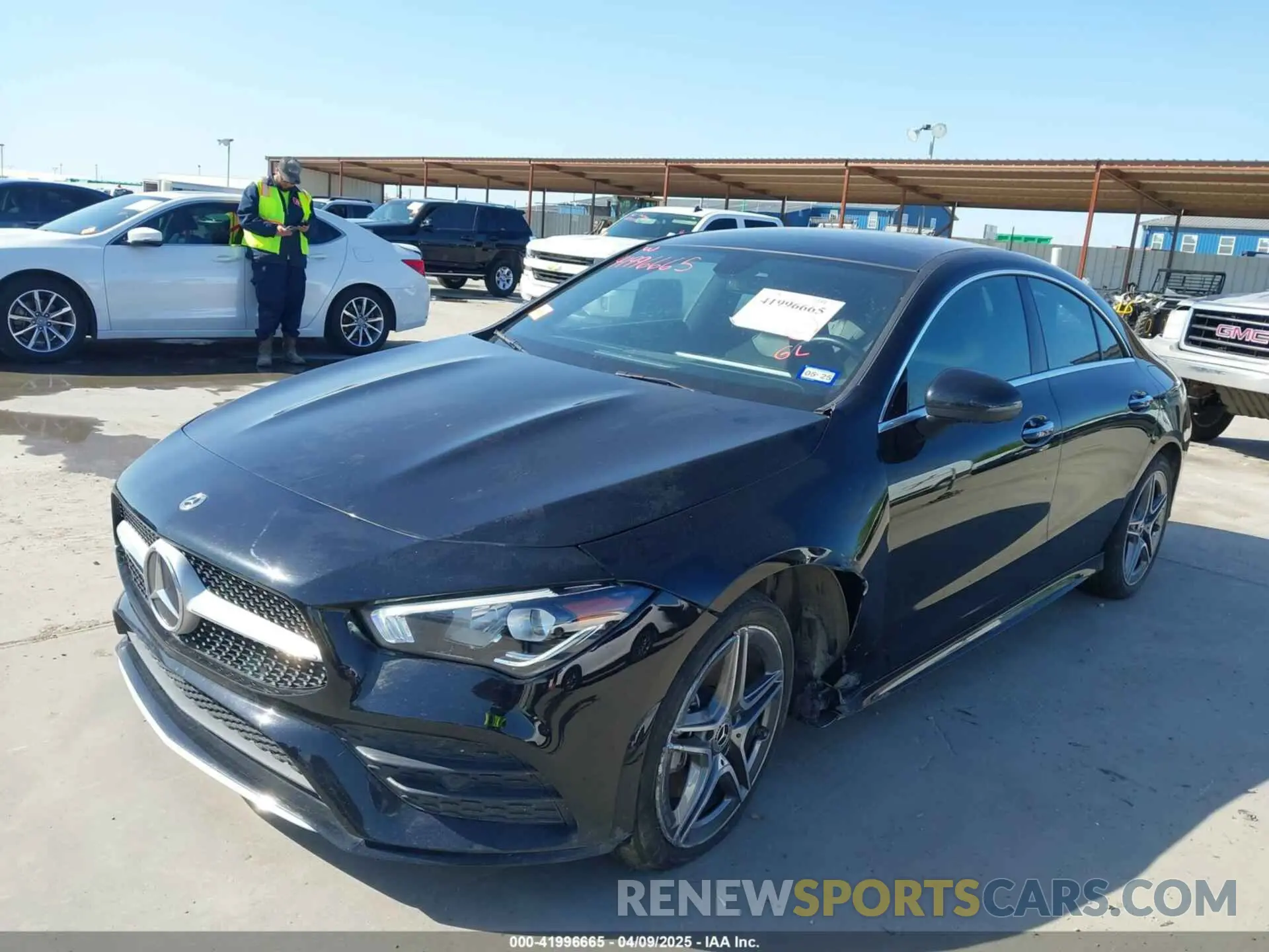 2 Photograph of a damaged car W1K5J4HB2PN389257 MERCEDES-BENZ CLA 250 COUPE 2023