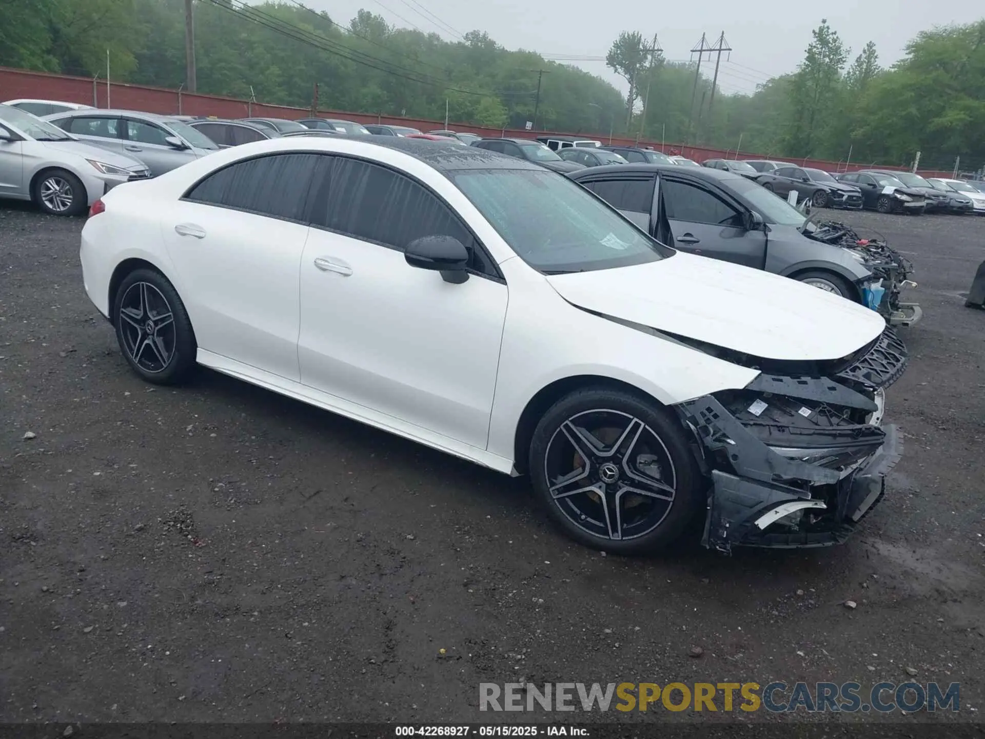 1 Photograph of a damaged car W1K5J4HB3PN419933 MERCEDES-BENZ CLA 250 COUPE 2023