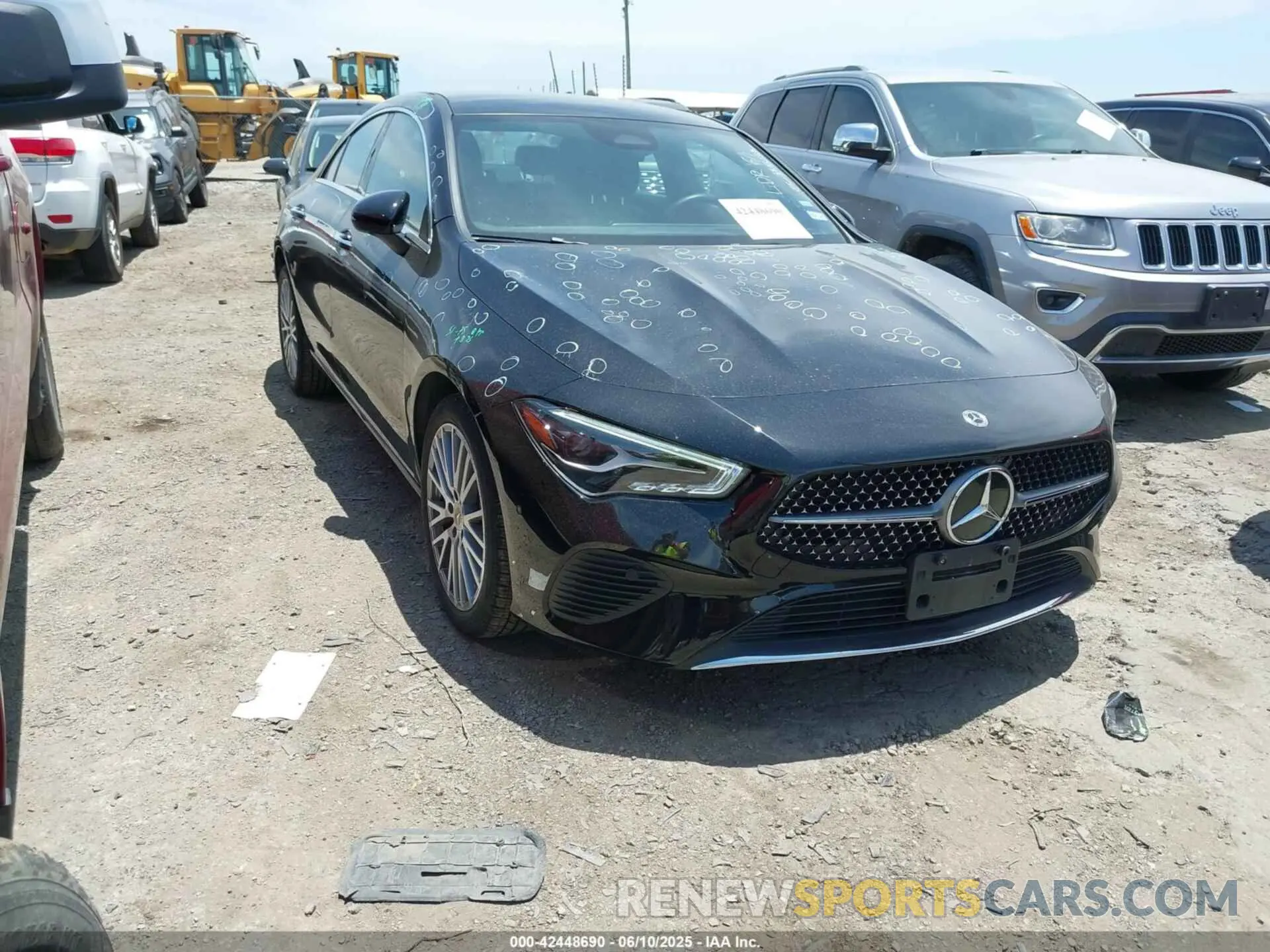 1 Photograph of a damaged car W1K5J4GB0SN527646 MERCEDES-BENZ CLA 250 COUPE 2025