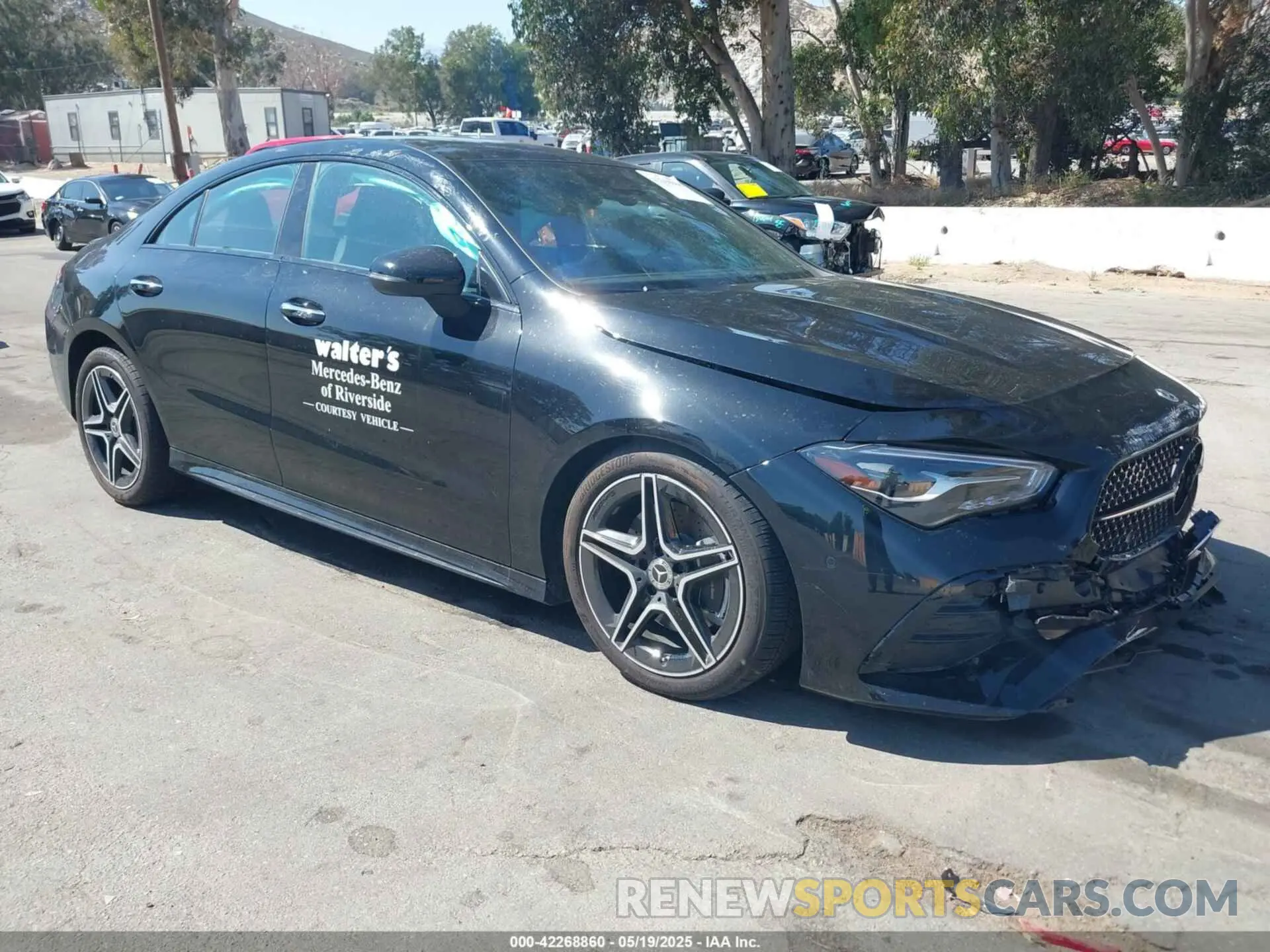 1 Photograph of a damaged car W1K5J4GB1SN482992 MERCEDES-BENZ CLA 250 COUPE 2025