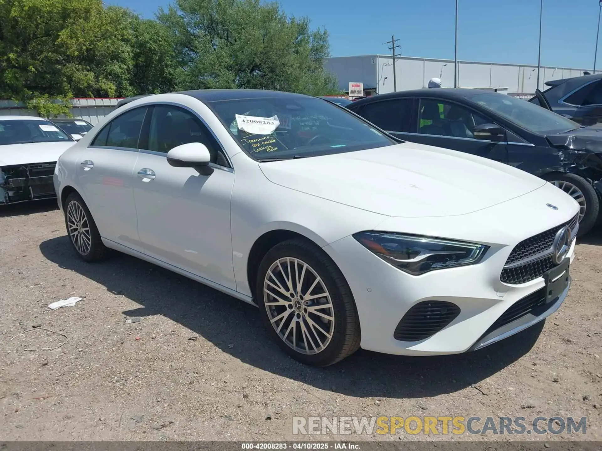 1 Photograph of a damaged car W1K5J4GB4SN515760 MERCEDES-BENZ CLA 250 COUPE 2025