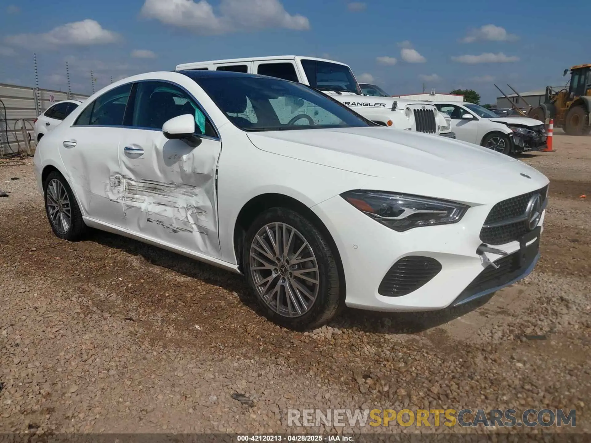 1 Photograph of a damaged car W1K5J4GB5SN513578 MERCEDES-BENZ CLA 250 COUPE 2025
