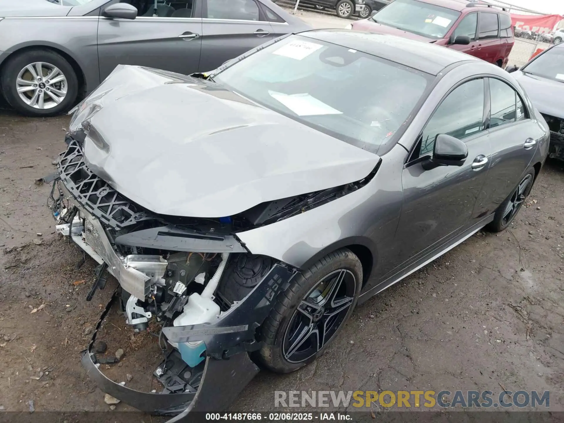 2 Фотография поврежденного автомобиля W1K5J4HB1SN490217 MERCEDES-BENZ CLA 250 COUPE 2025
