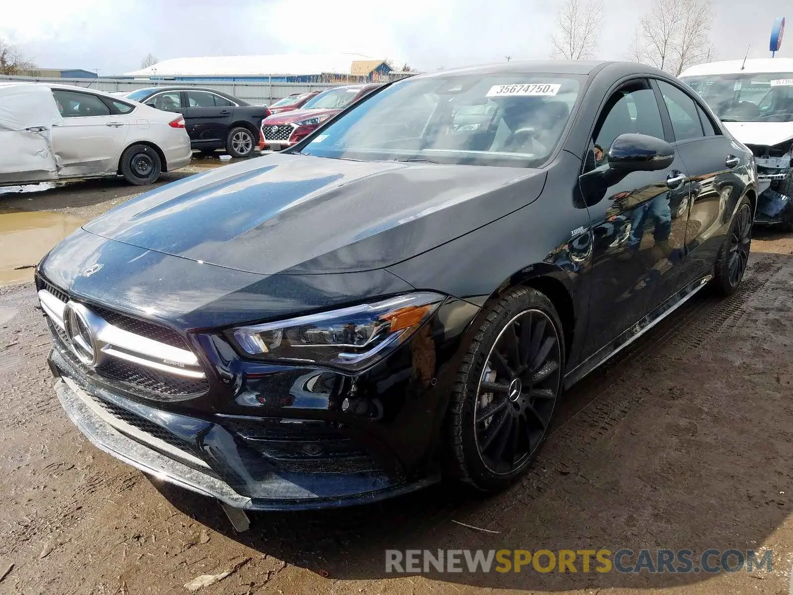 2 Photograph of a damaged car W1K5J5BB2LN097536 MERCEDES-BENZ CLA AMG 35 2020