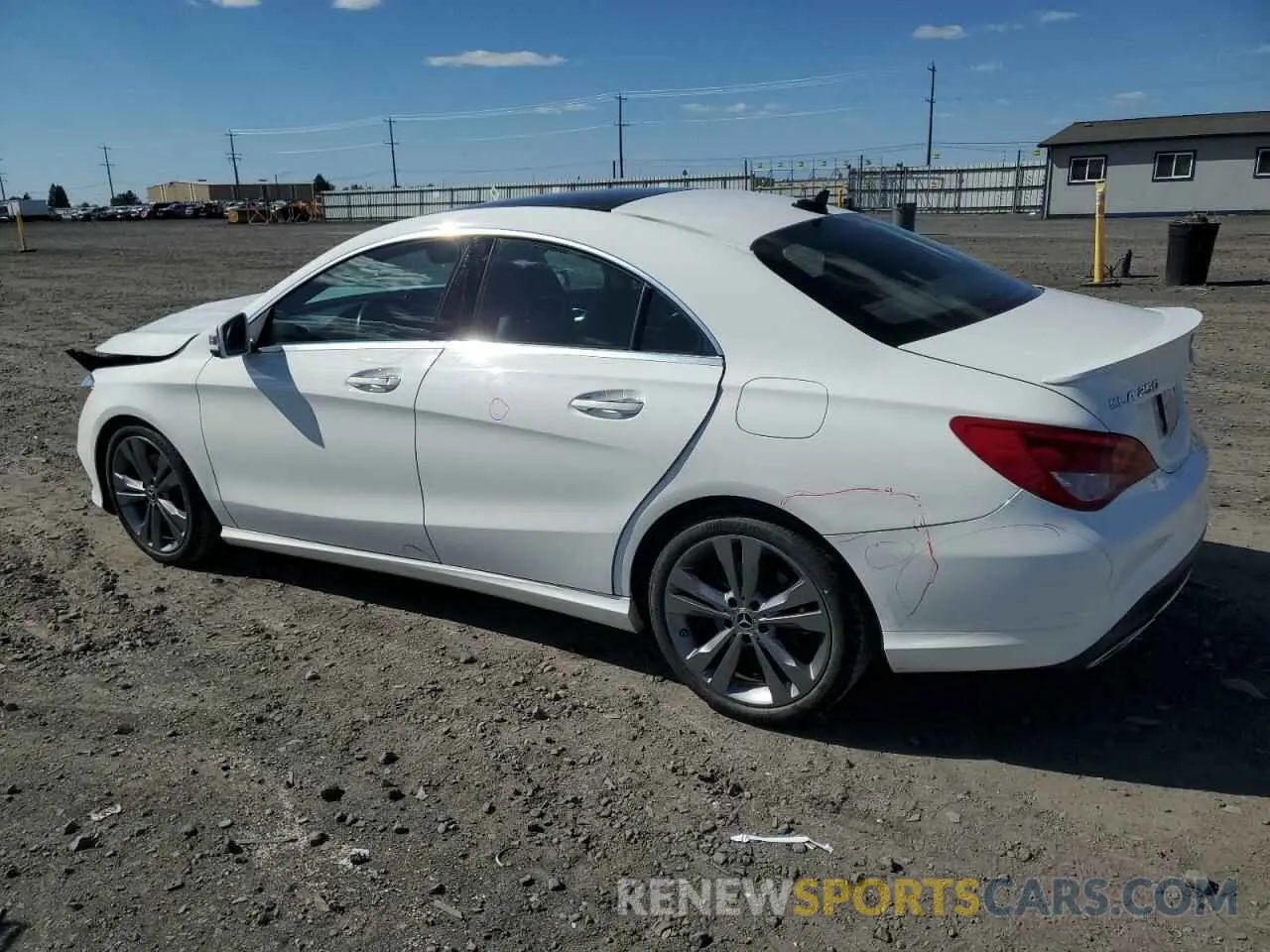 2 Photograph of a damaged car WDDSJ4EB0KN720871 MERCEDES-BENZ CLA-CLASS 2019