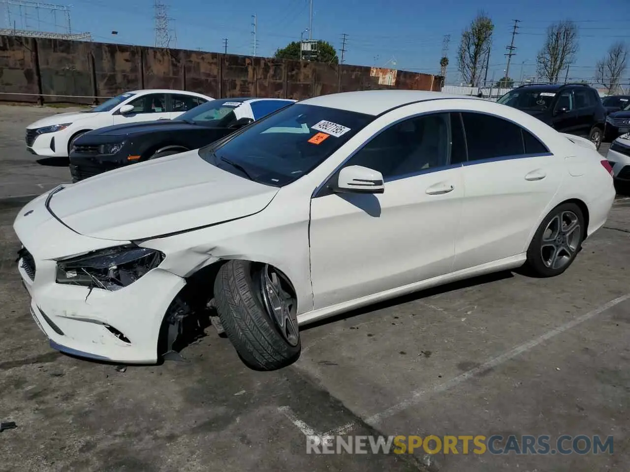 1 Photograph of a damaged car WDDSJ4EB1KN700712 MERCEDES-BENZ CLA-CLASS 2019