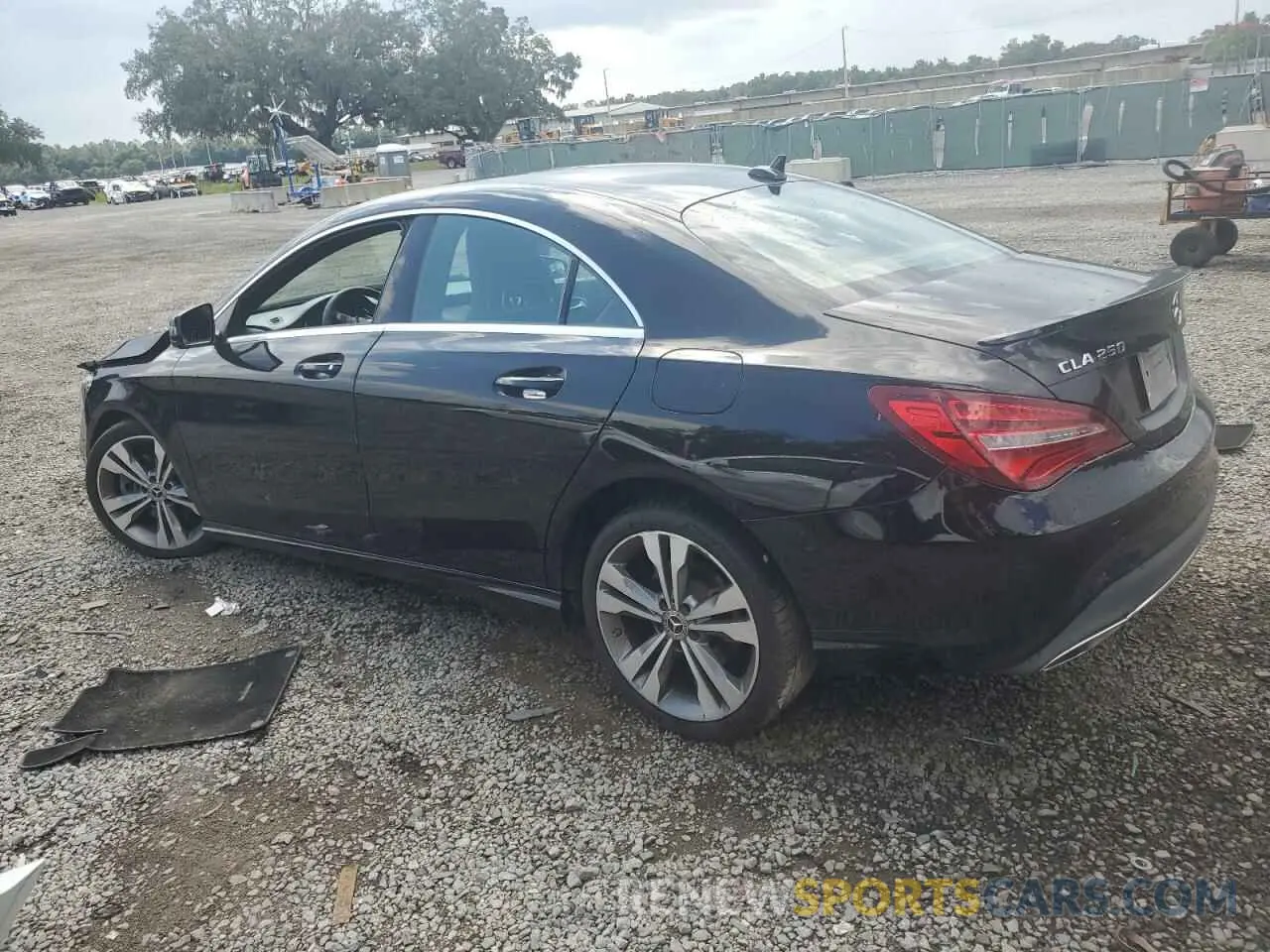 2 Фотография поврежденного автомобиля WDDSJ4EB1KN724637 MERCEDES-BENZ CLA-CLASS 2019