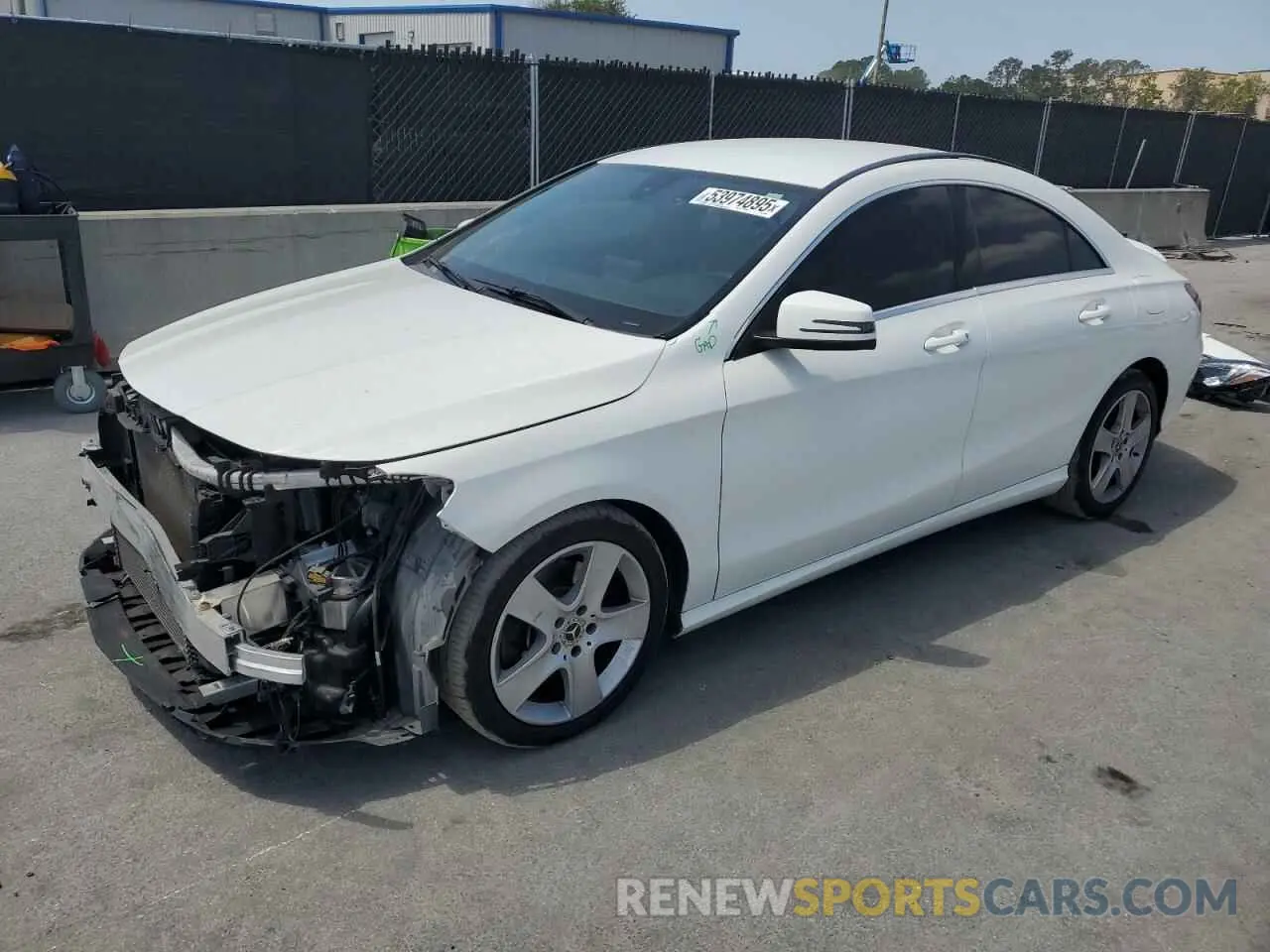 1 Фотография поврежденного автомобиля WDDSJ4EB2KN698906 MERCEDES-BENZ CLA-CLASS 2019