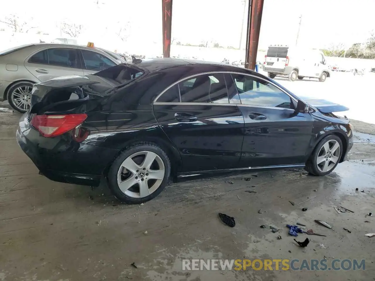3 Photograph of a damaged car WDDSJ4EB2KN698940 MERCEDES-BENZ CLA-CLASS 2019