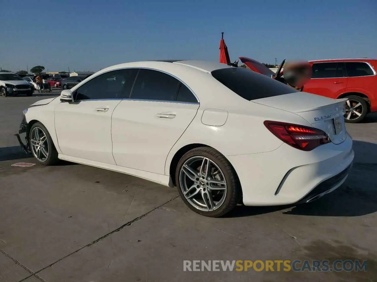 2 Photograph of a damaged car WDDSJ4EB3KN749796 MERCEDES-BENZ CLA-CLASS 2019