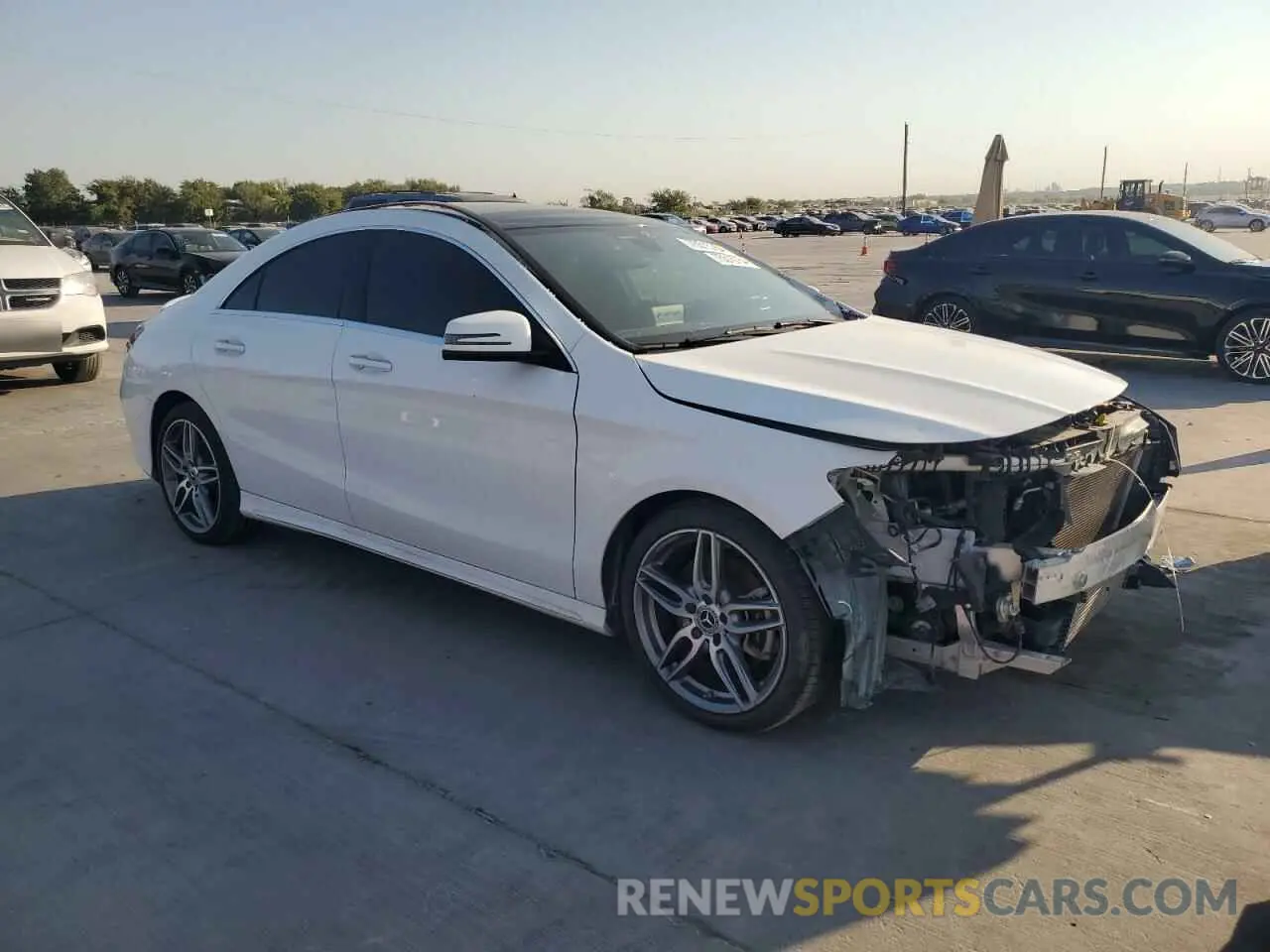 4 Photograph of a damaged car WDDSJ4EB3KN749796 MERCEDES-BENZ CLA-CLASS 2019