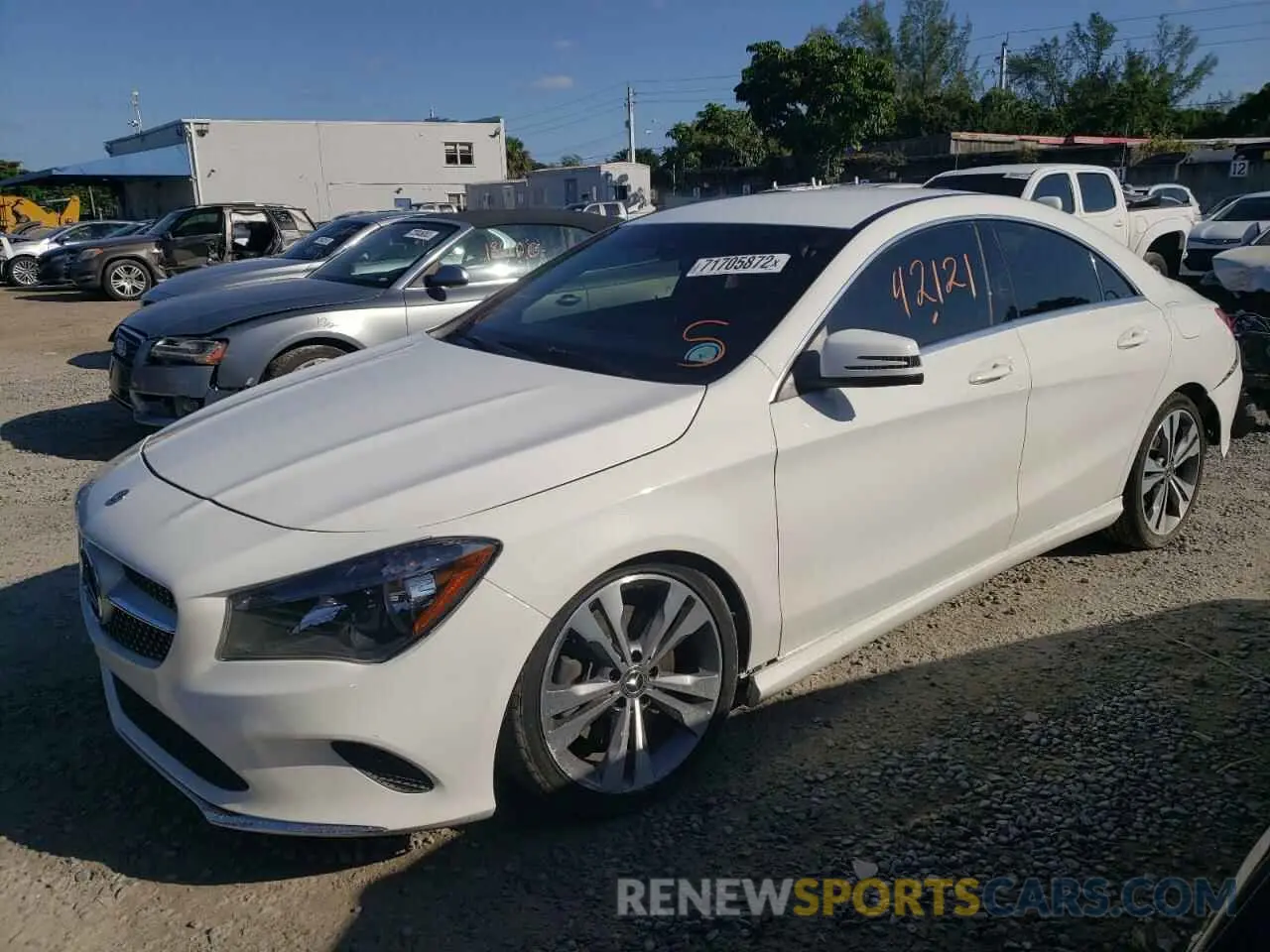 1 Фотография поврежденного автомобиля WDDSJ4EB4KN739021 MERCEDES-BENZ CLA-CLASS 2019