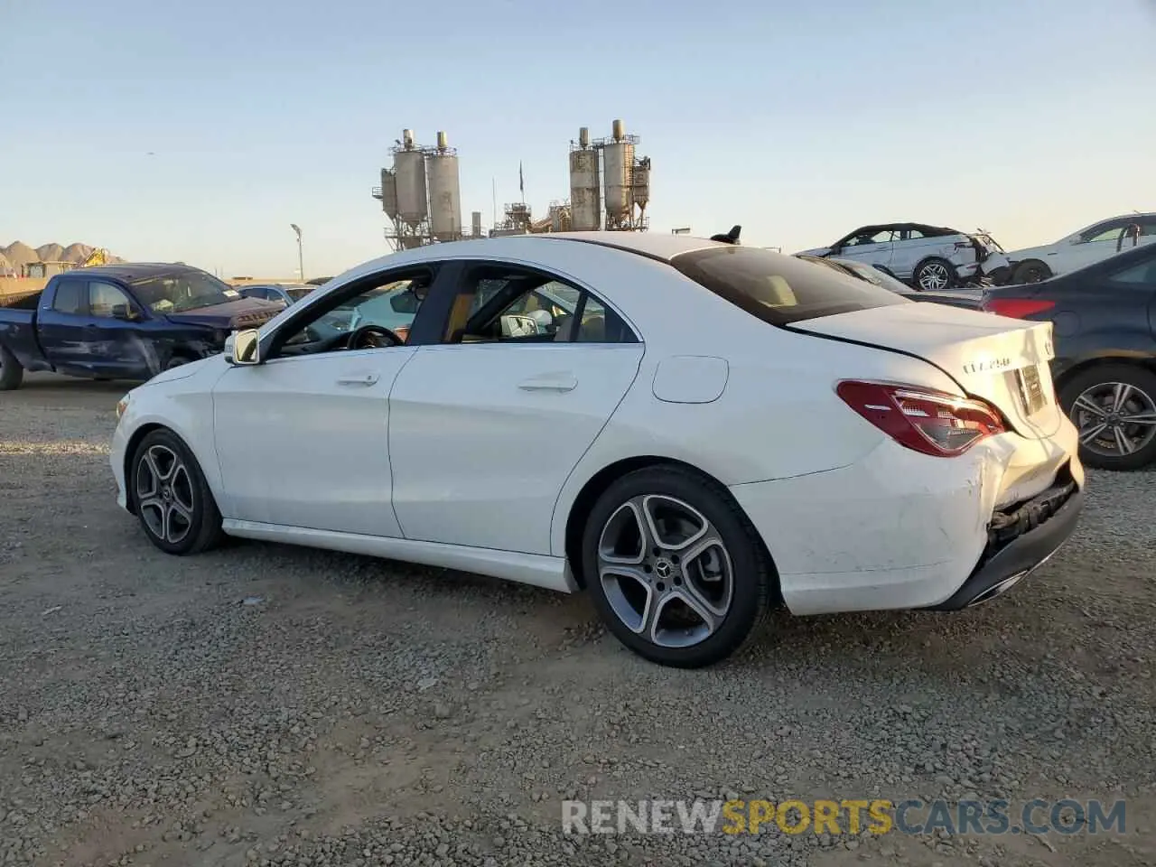 2 Фотография поврежденного автомобиля WDDSJ4EB4KN750147 MERCEDES-BENZ CLA-CLASS 2019