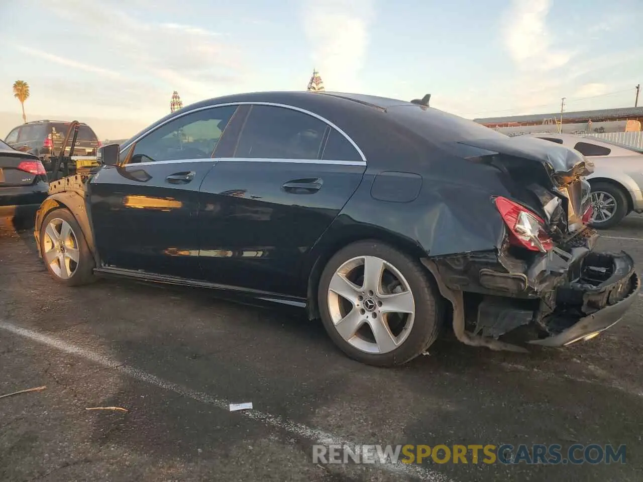 2 Photograph of a damaged car WDDSJ4EB5KN699645 MERCEDES-BENZ CLA-CLASS 2019