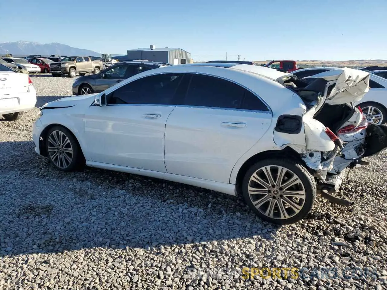 2 Photograph of a damaged car WDDSJ4EB5KN757849 MERCEDES-BENZ CLA-CLASS 2019