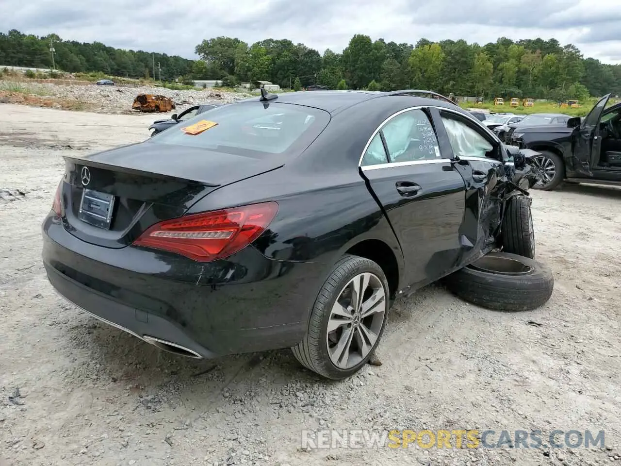 4 Фотография поврежденного автомобиля WDDSJ4EB5KN775221 MERCEDES-BENZ CLA-CLASS 2019