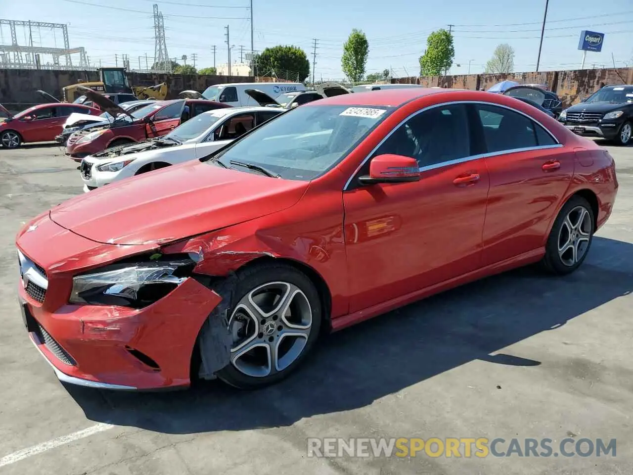 1 Photograph of a damaged car WDDSJ4EB7KN725677 MERCEDES-BENZ CLA-CLASS 2019