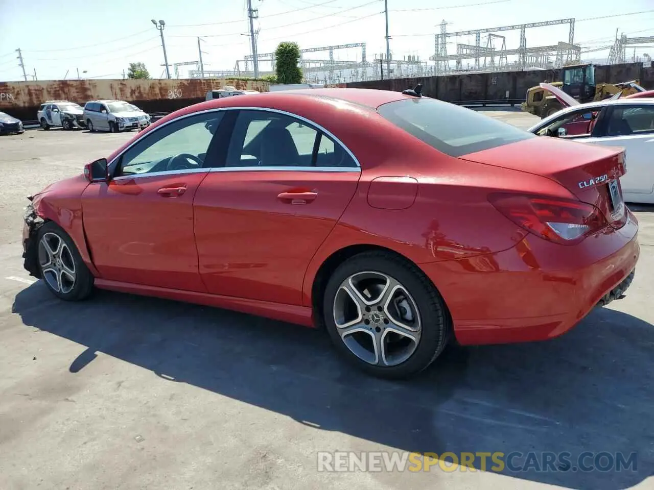 2 Photograph of a damaged car WDDSJ4EB7KN725677 MERCEDES-BENZ CLA-CLASS 2019