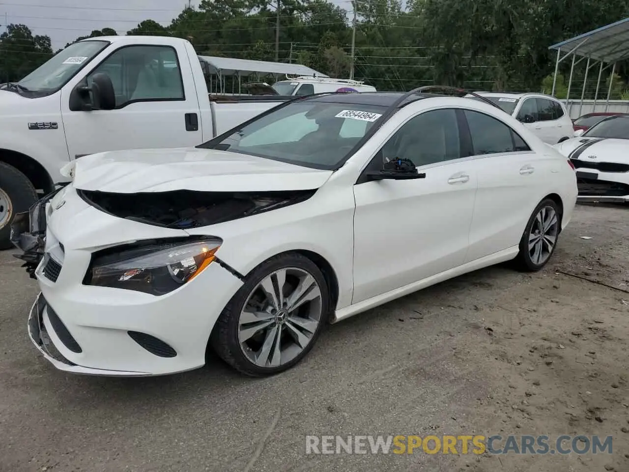 1 Photograph of a damaged car WDDSJ4EB7KN742219 MERCEDES-BENZ CLA-CLASS 2019