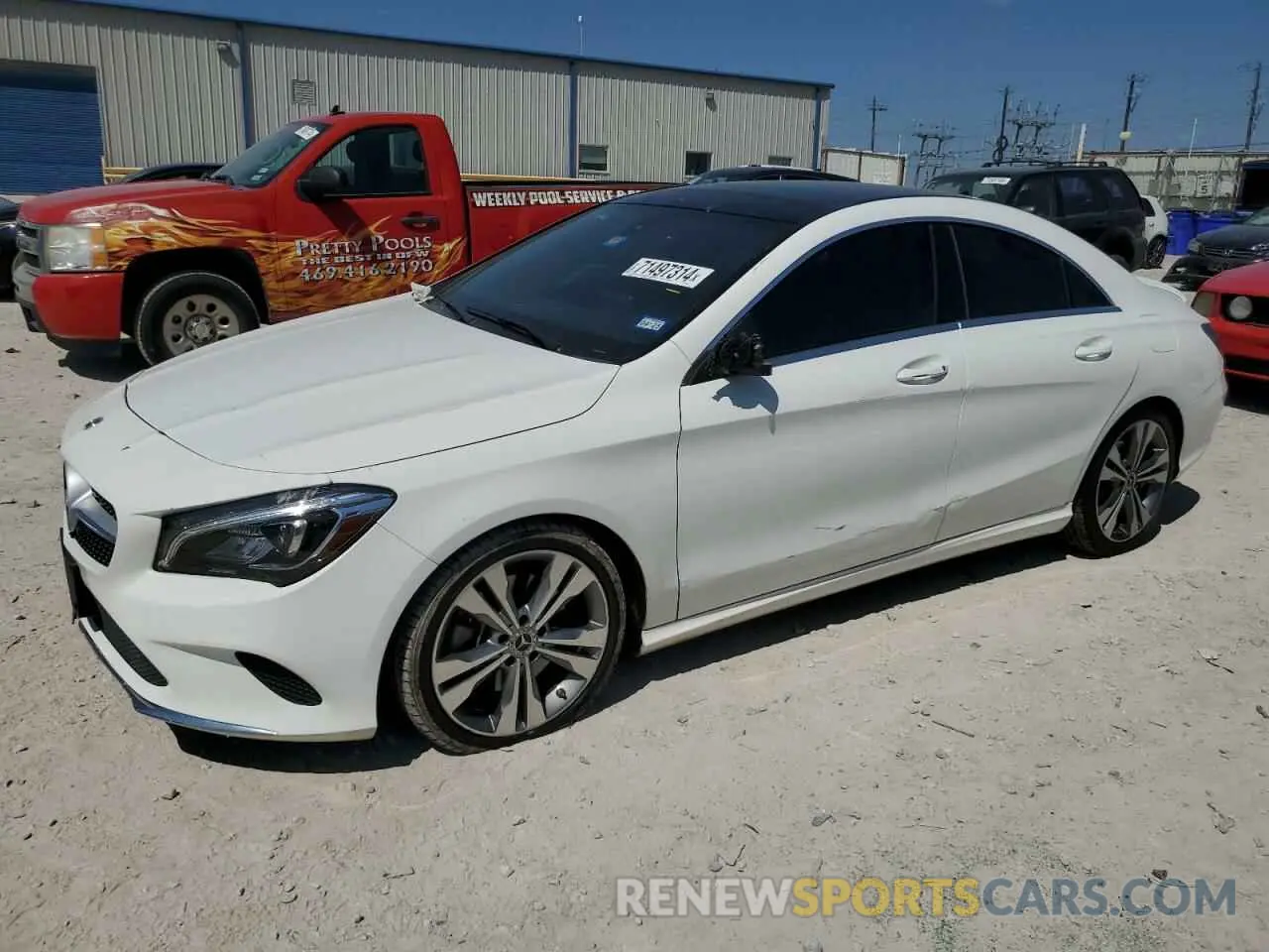 1 Photograph of a damaged car WDDSJ4EB7KN744598 MERCEDES-BENZ CLA-CLASS 2019