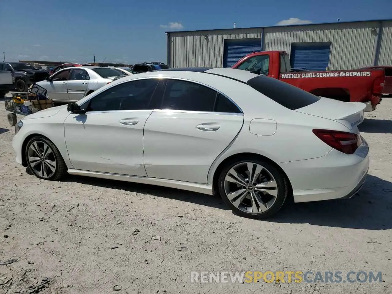 2 Photograph of a damaged car WDDSJ4EB7KN744598 MERCEDES-BENZ CLA-CLASS 2019