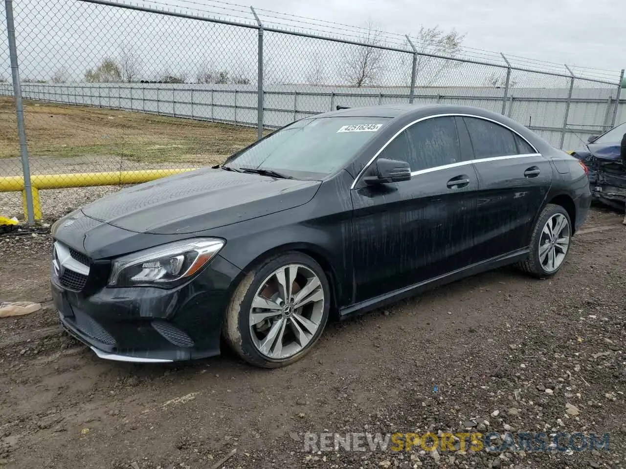 1 Photograph of a damaged car WDDSJ4EB7KN773857 MERCEDES-BENZ CLA-CLASS 2019