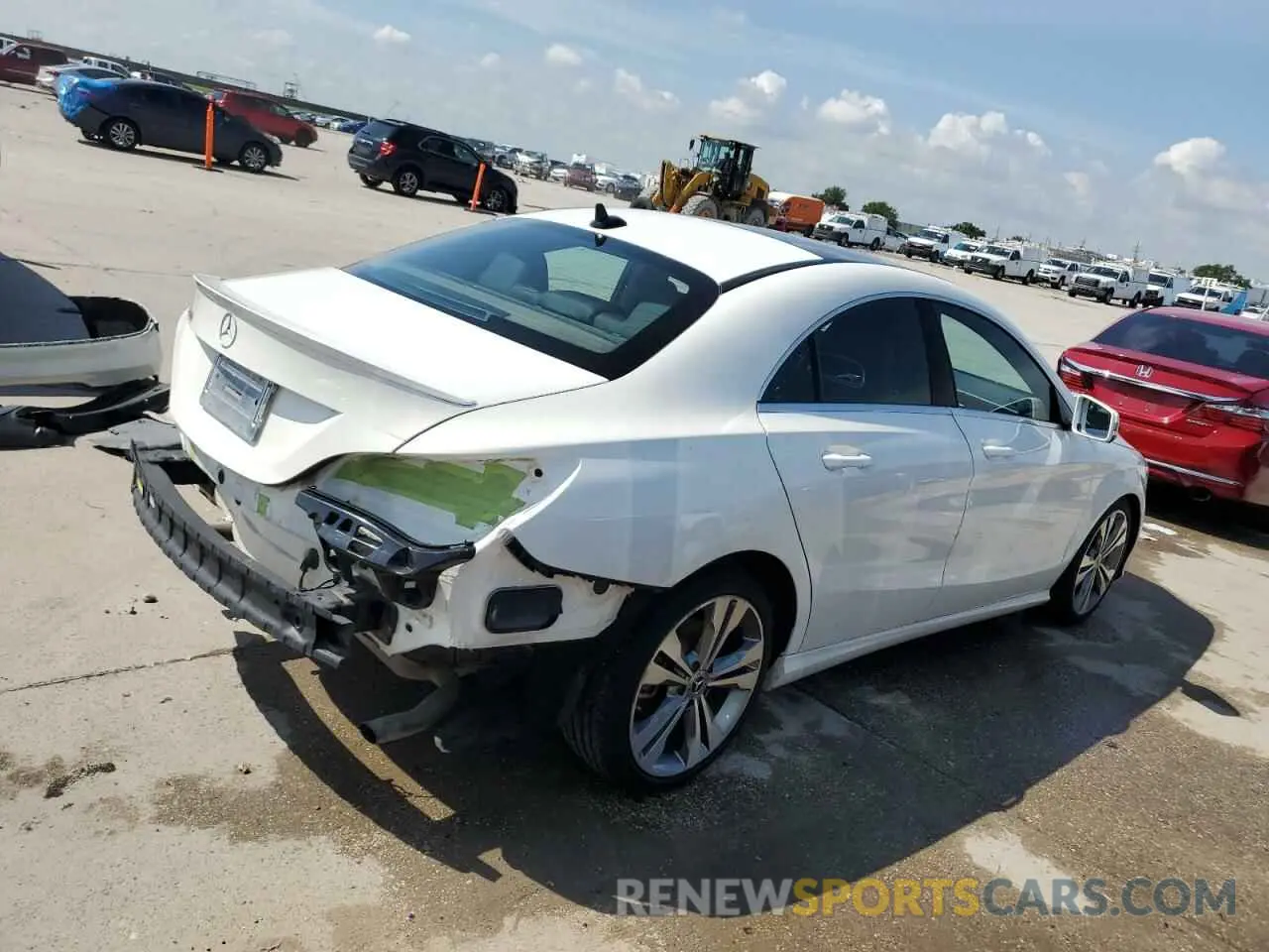3 Photograph of a damaged car WDDSJ4EB8KN724229 MERCEDES-BENZ CLA-CLASS 2019