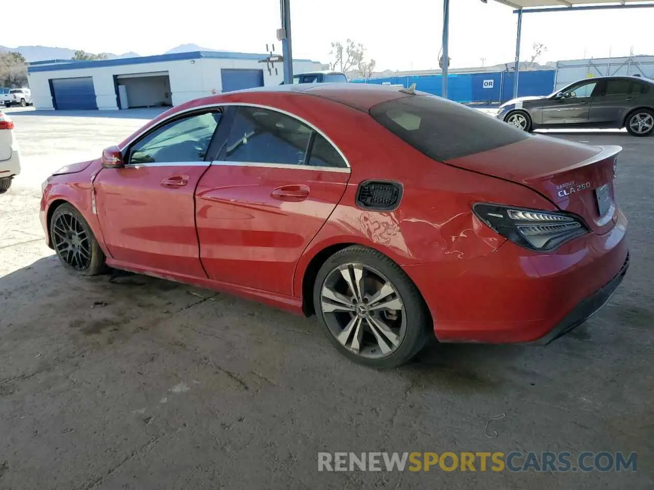 2 Photograph of a damaged car WDDSJ4EB8KN768747 MERCEDES-BENZ CLA-CLASS 2019