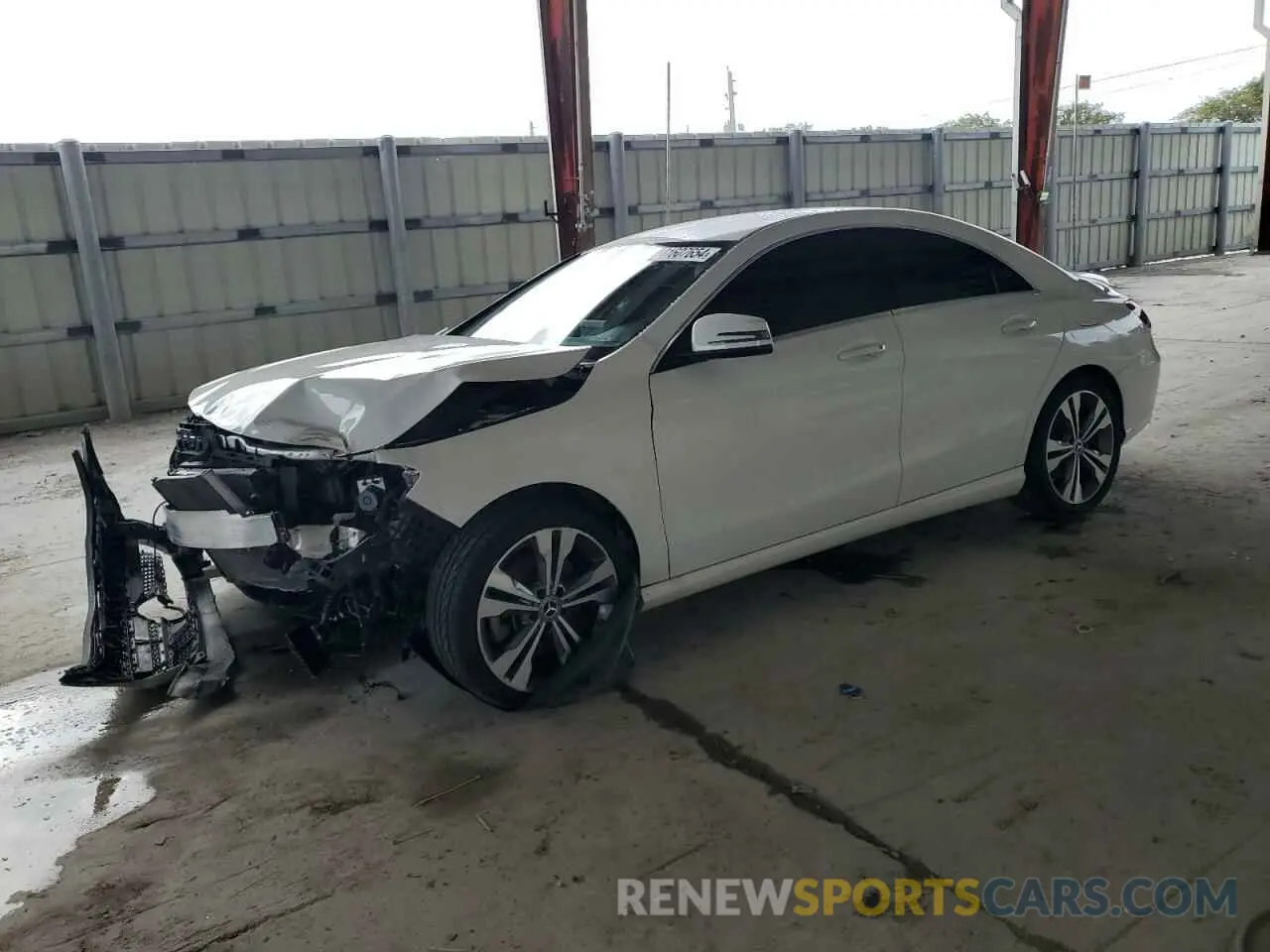 1 Фотография поврежденного автомобиля WDDSJ4EB9KN752458 MERCEDES-BENZ CLA-CLASS 2019