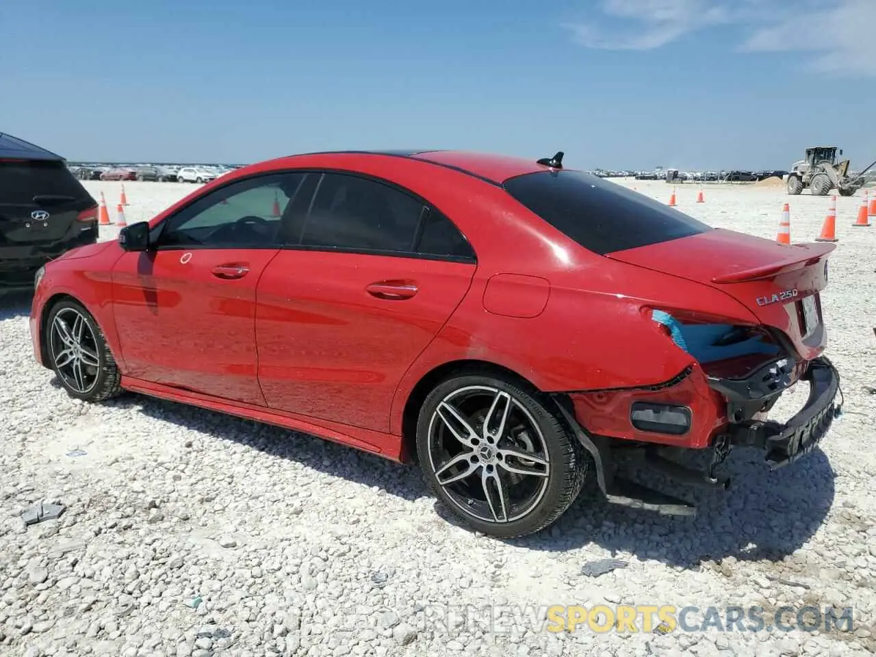 2 Photograph of a damaged car WDDSJ4EB9KN759684 MERCEDES-BENZ CLA-CLASS 2019