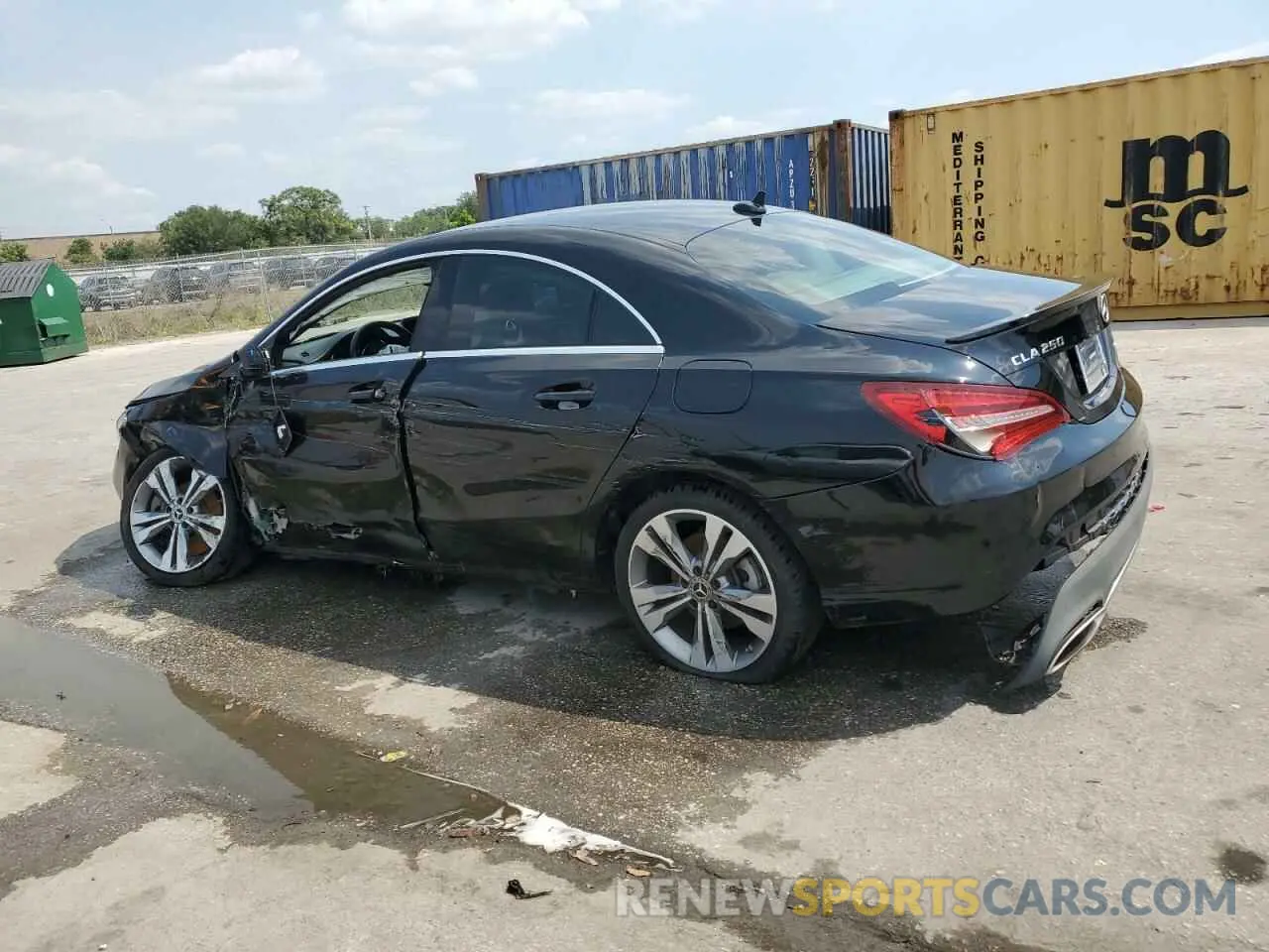 2 Photograph of a damaged car WDDSJ4EBXKN749729 MERCEDES-BENZ CLA-CLASS 2019